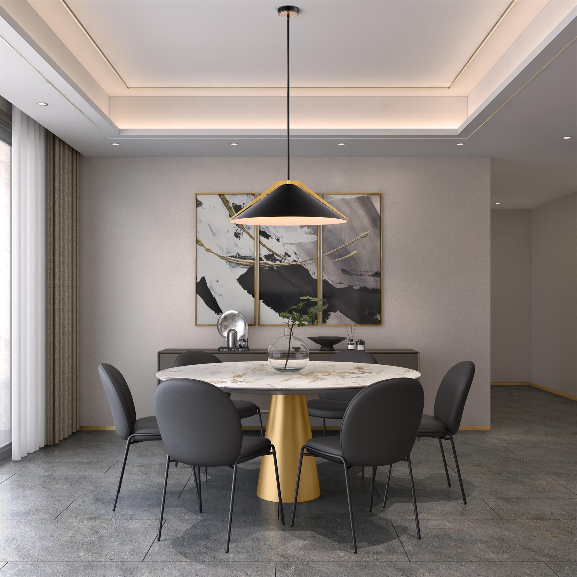 Kevin Kraemer Baltic 24 Inch Large Pendant,