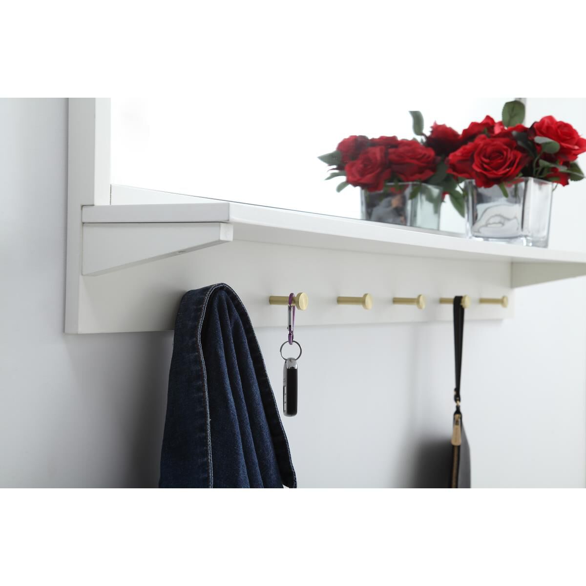 Shown in White finish