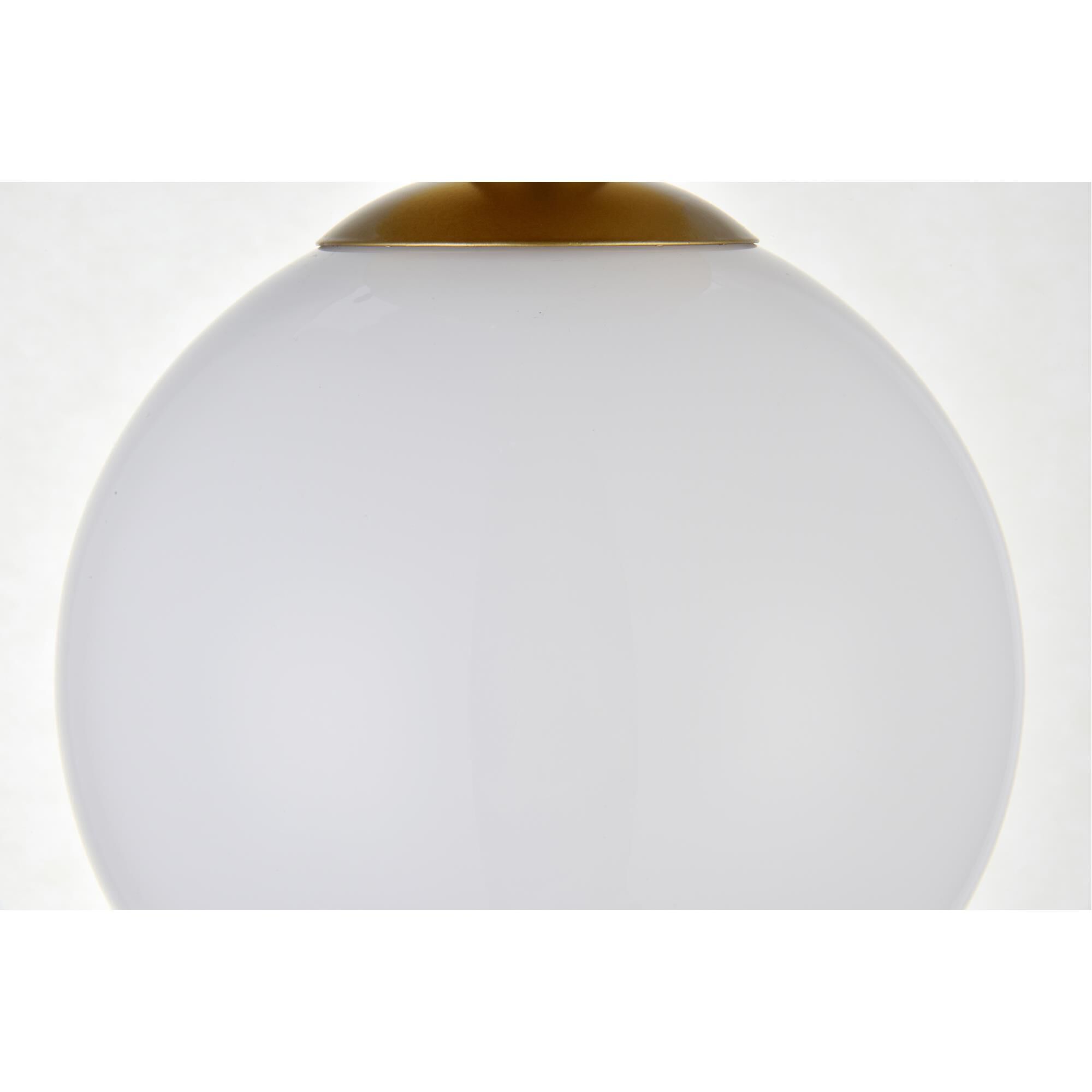 Baxter 8 Inch Semi Flush Mount by Elegant Lighting