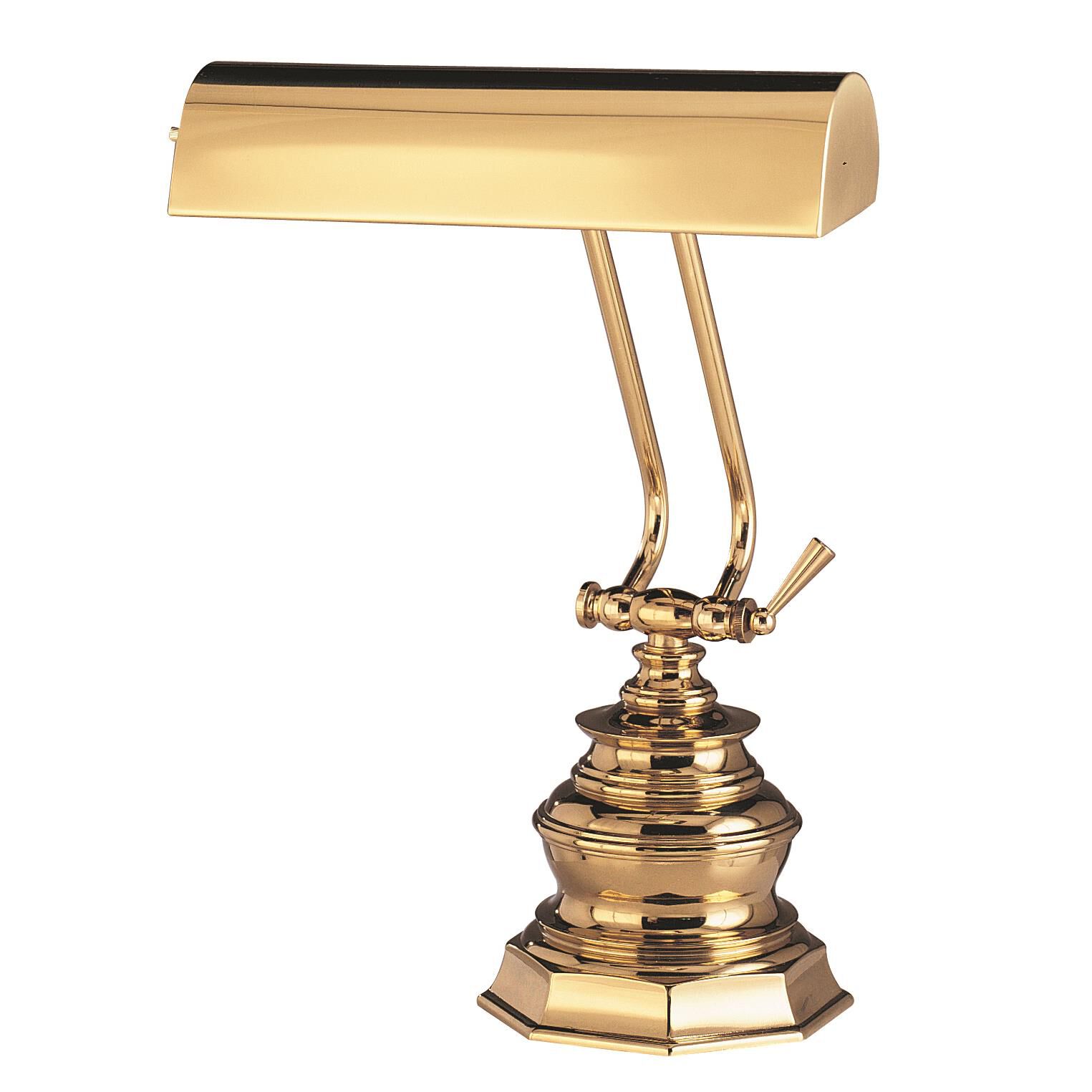 Shown in Polished Brass finish and Metal shade