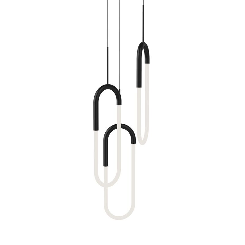 Huron 3 Light Multi Light Pendant by Kuzco