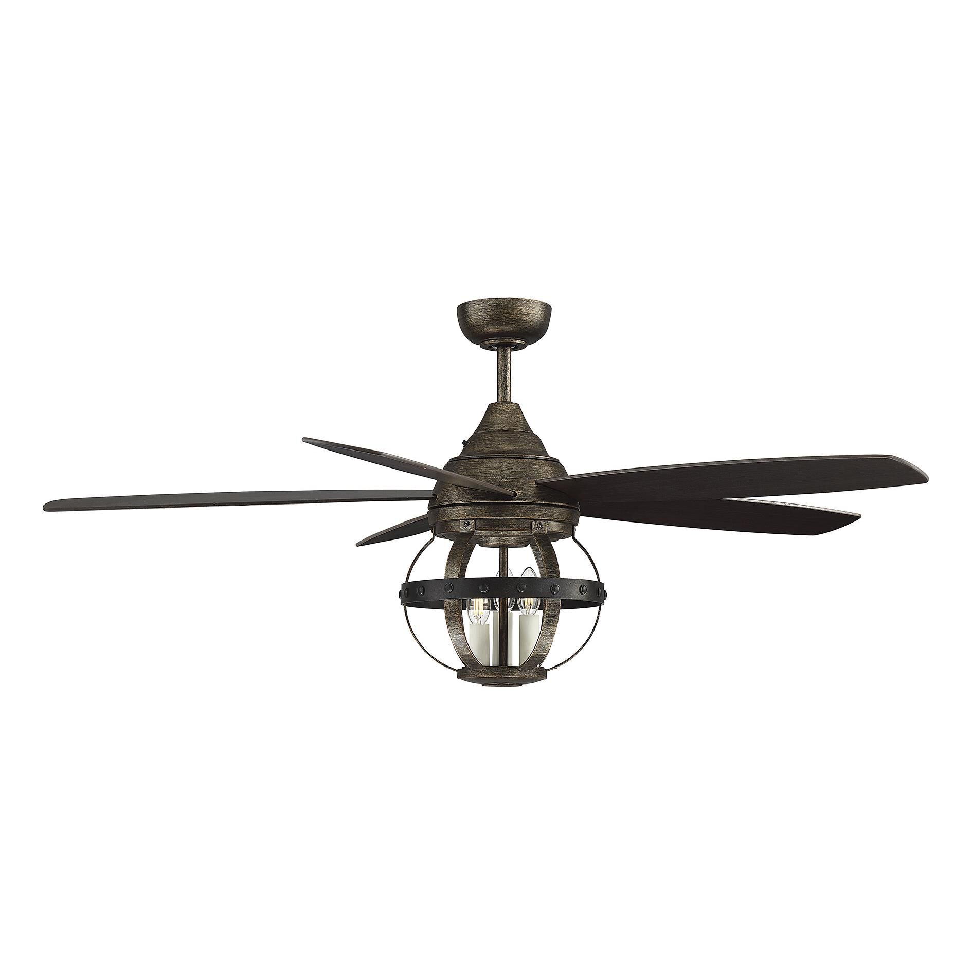 Alsace 52 Inch Ceiling Fan with Light Kit Capitol Lighting