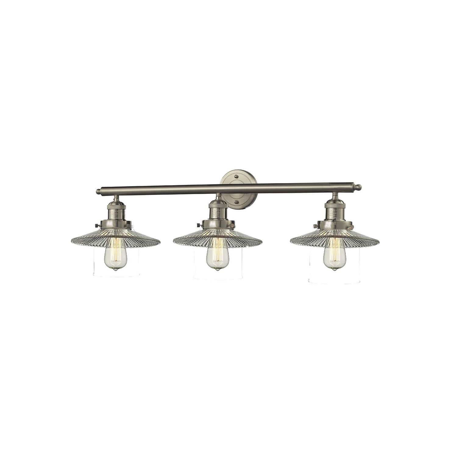 Bruno Marashlian Halophane 32 Inch 3 Light Bath Vanity Light by Innovations Lighting