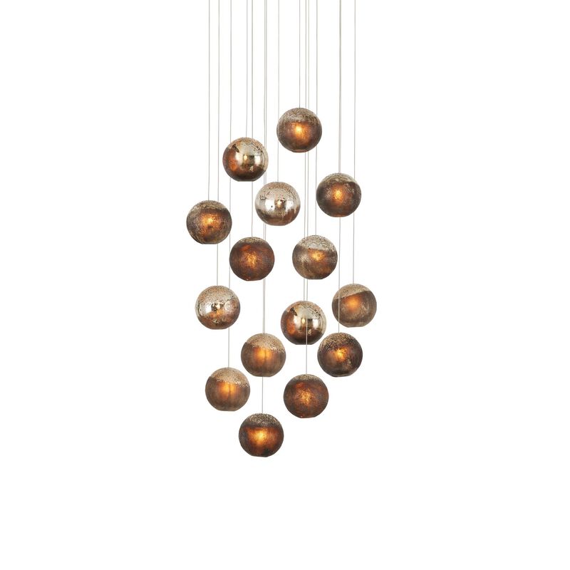Pathos 24 Inch 15 Light LED Multi Light Pendant by Currey and Company