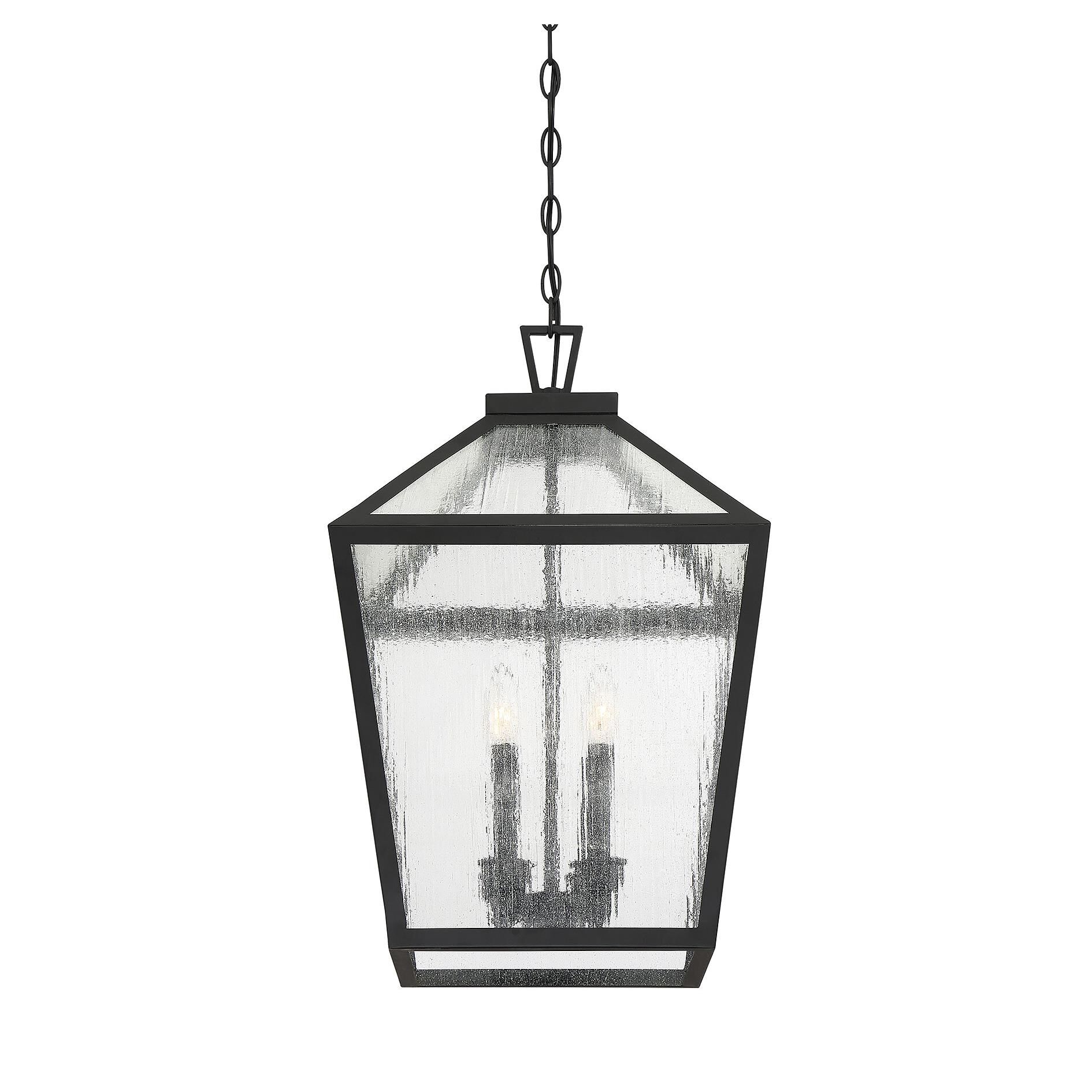 Woodstock 23 Inch Tall 4 Light Outdoor Hanging Lantern by Savoy House