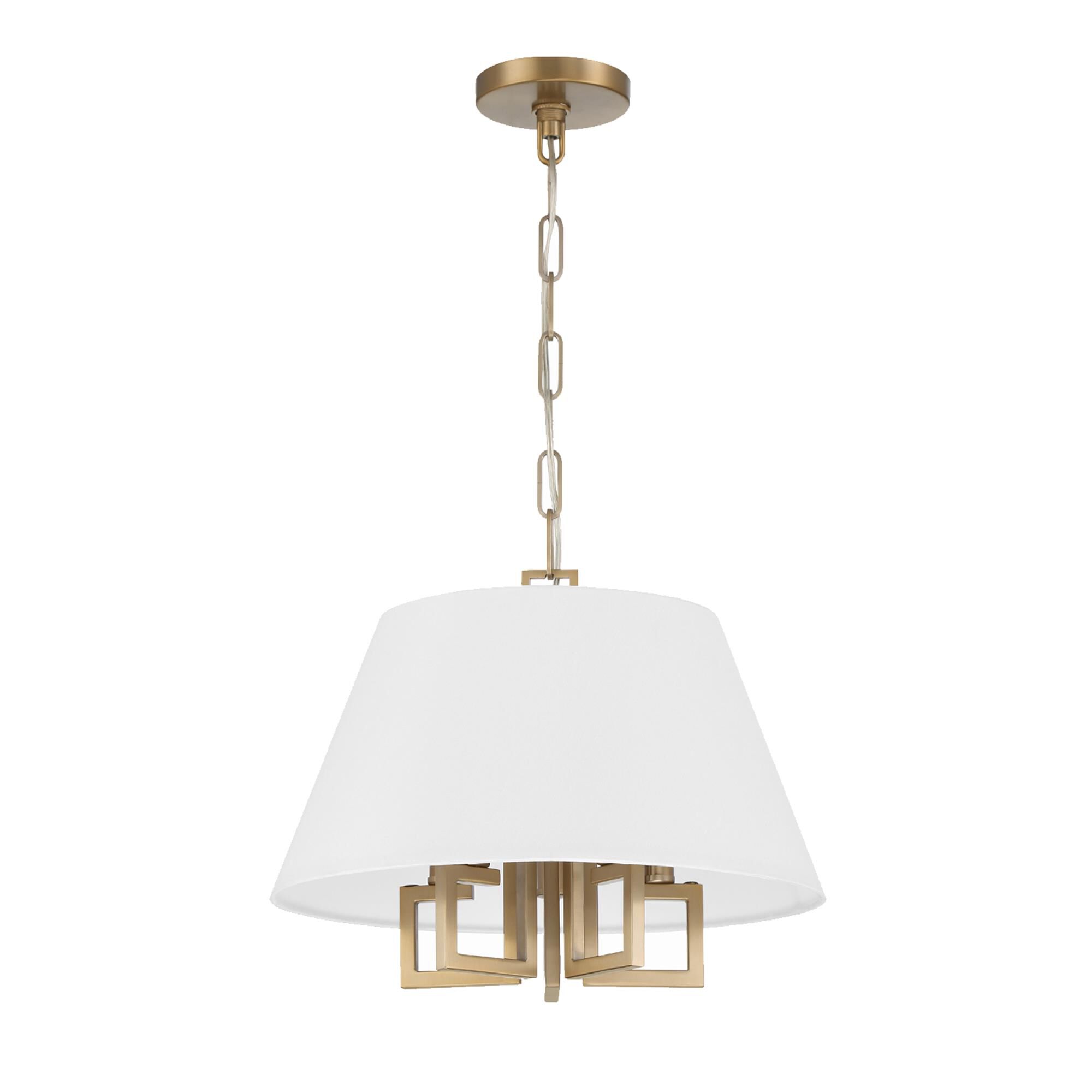 Shown in Vibrant Gold finish and Silk glass and Silk shade