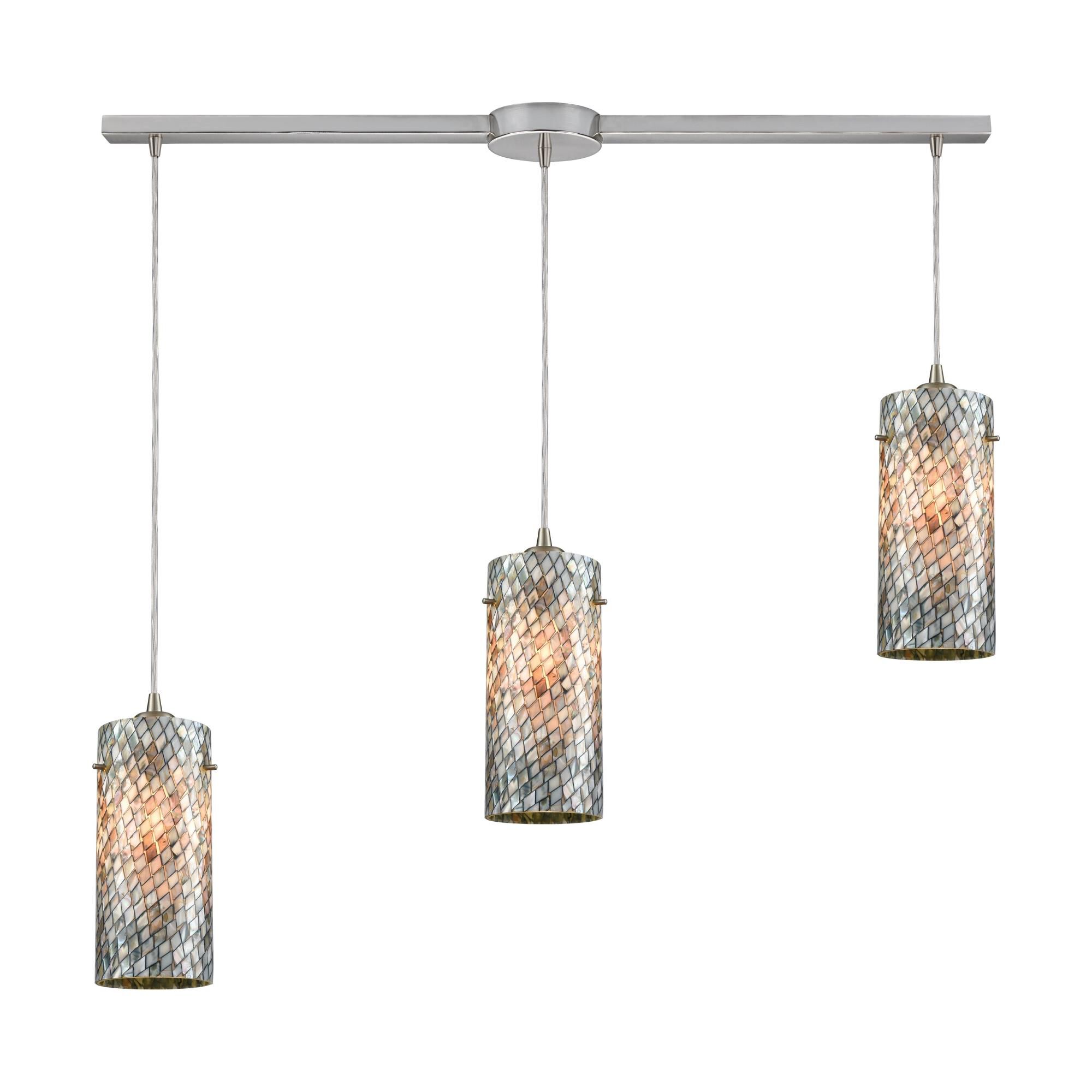Capri 38 Inch 3 Light Linear Suspension Light by ELK Lighting