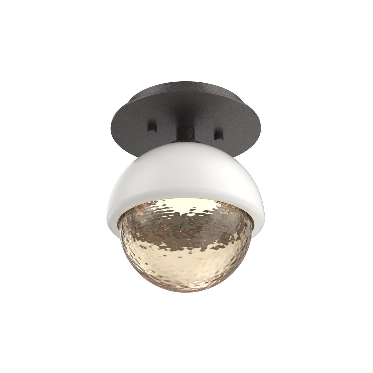 Shown in Graphite finish and Amber glass and Salt White accent