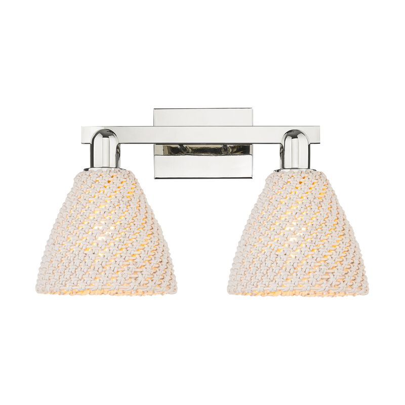 Bruno Marashlian Natural Ballston Dome 16 Inch Bath Vanity Light by Innovations Lighting
