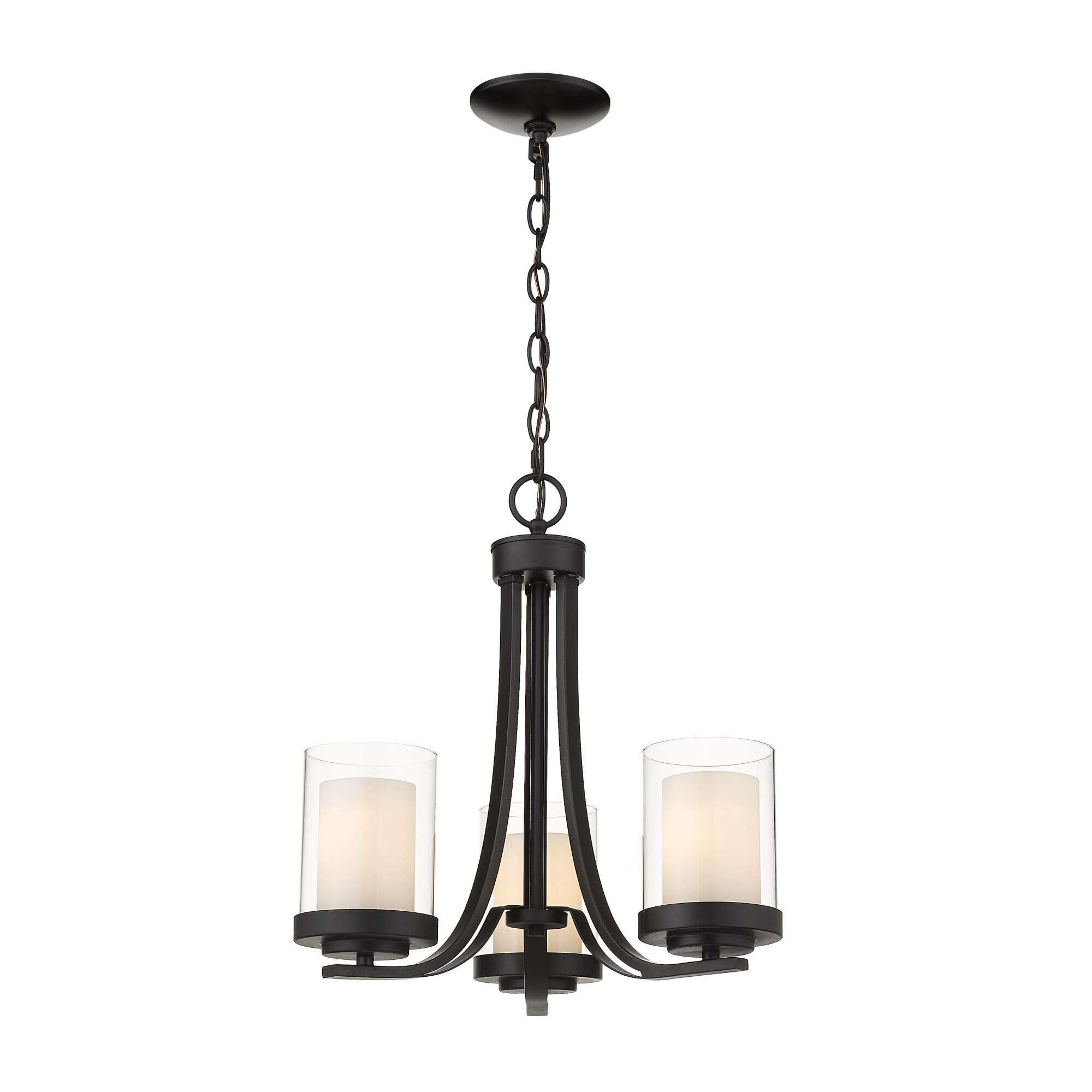 Willow 16 Inch 3 Light Mini Chandelier by Z-Lite