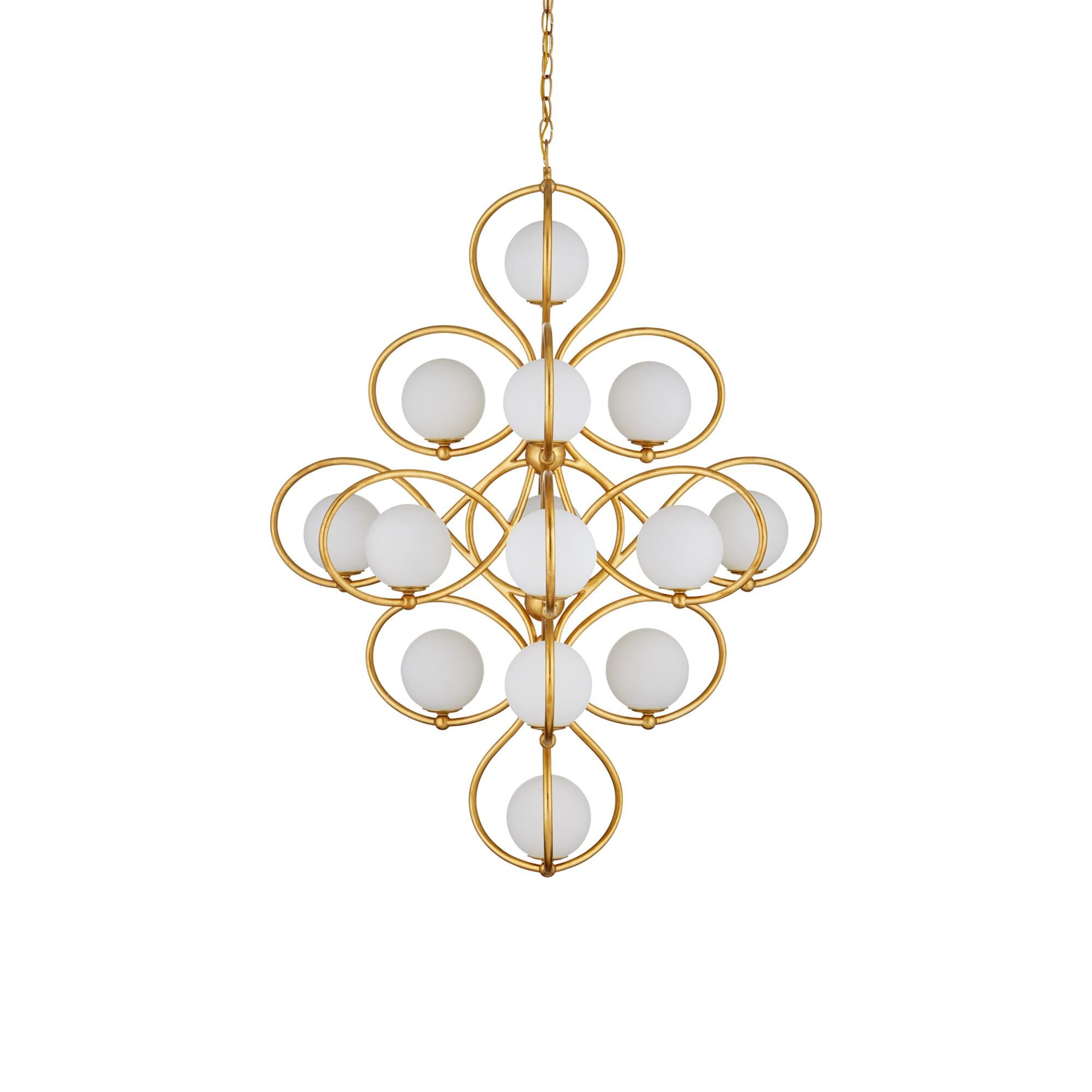 Storrs 34 Inch Chandelier by Currey and Company