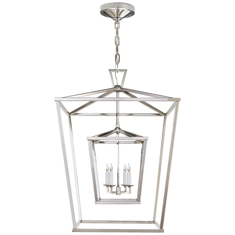 Chapman & Myers Darlana 24 Inch Cage Pendant by Visual Comfort Signature Collection