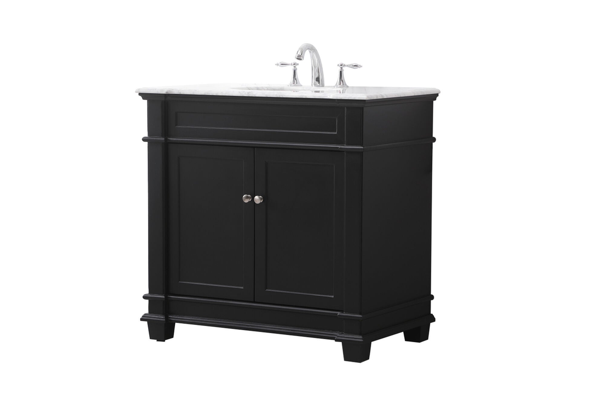 Shown in Black finish