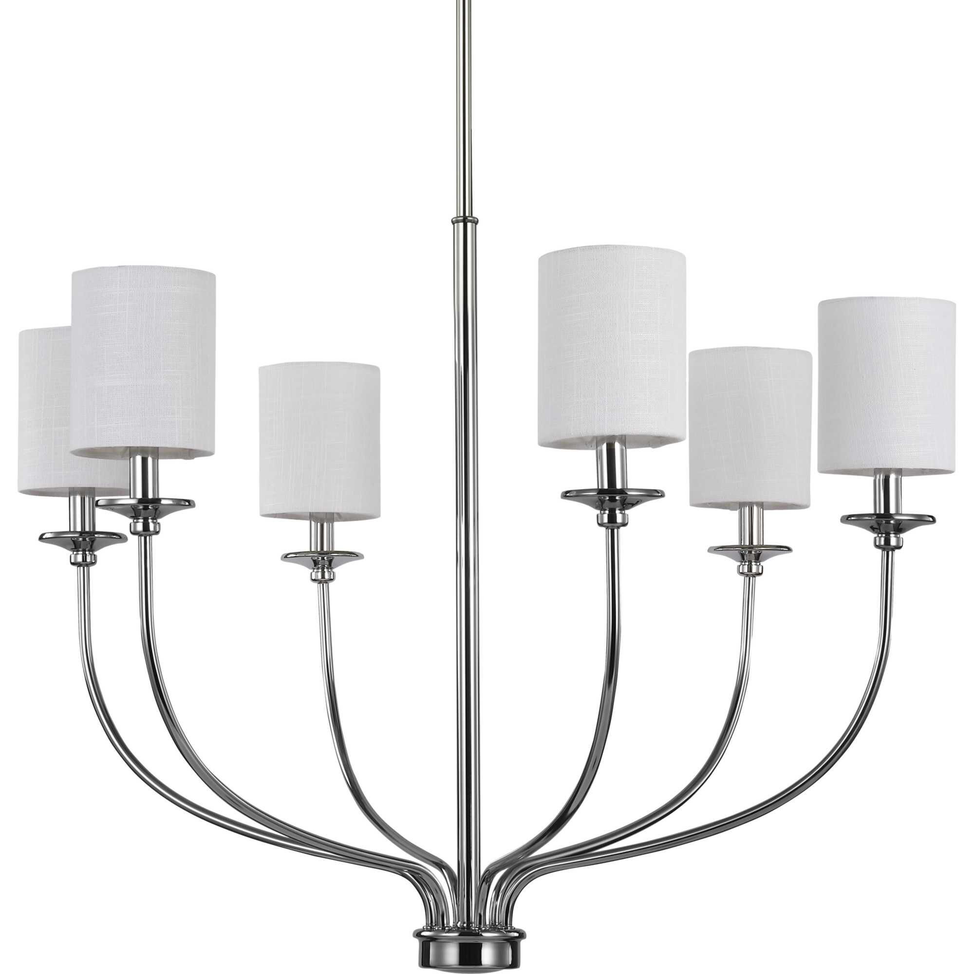 Bonita 30 Inch 6 Light Chandelier by Progress Lighting