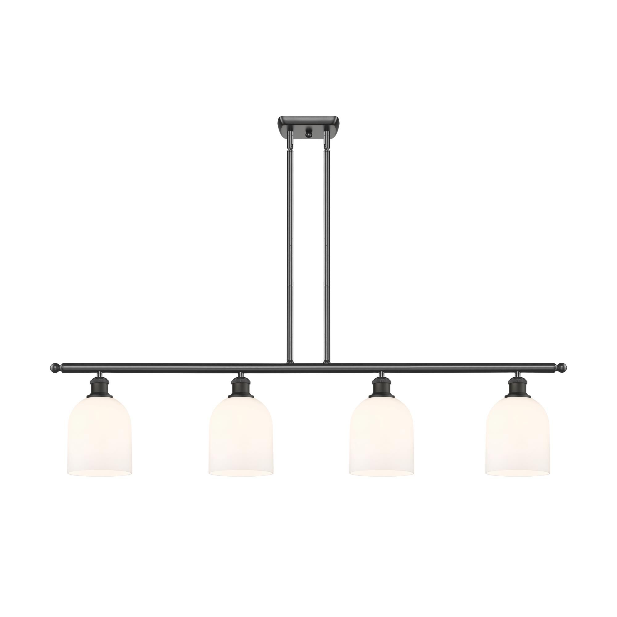 Shown in Oil Rubbed Bronze finish and Gloss White glass