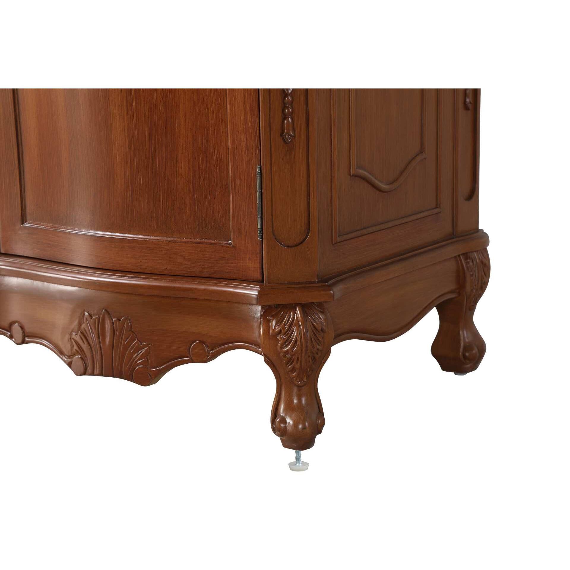 Shown in Teak finish