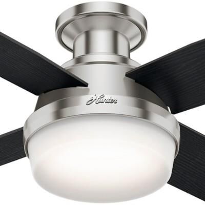 Dempsey 44 Inch Ceiling Fan with Light Kit by Hunter Fan