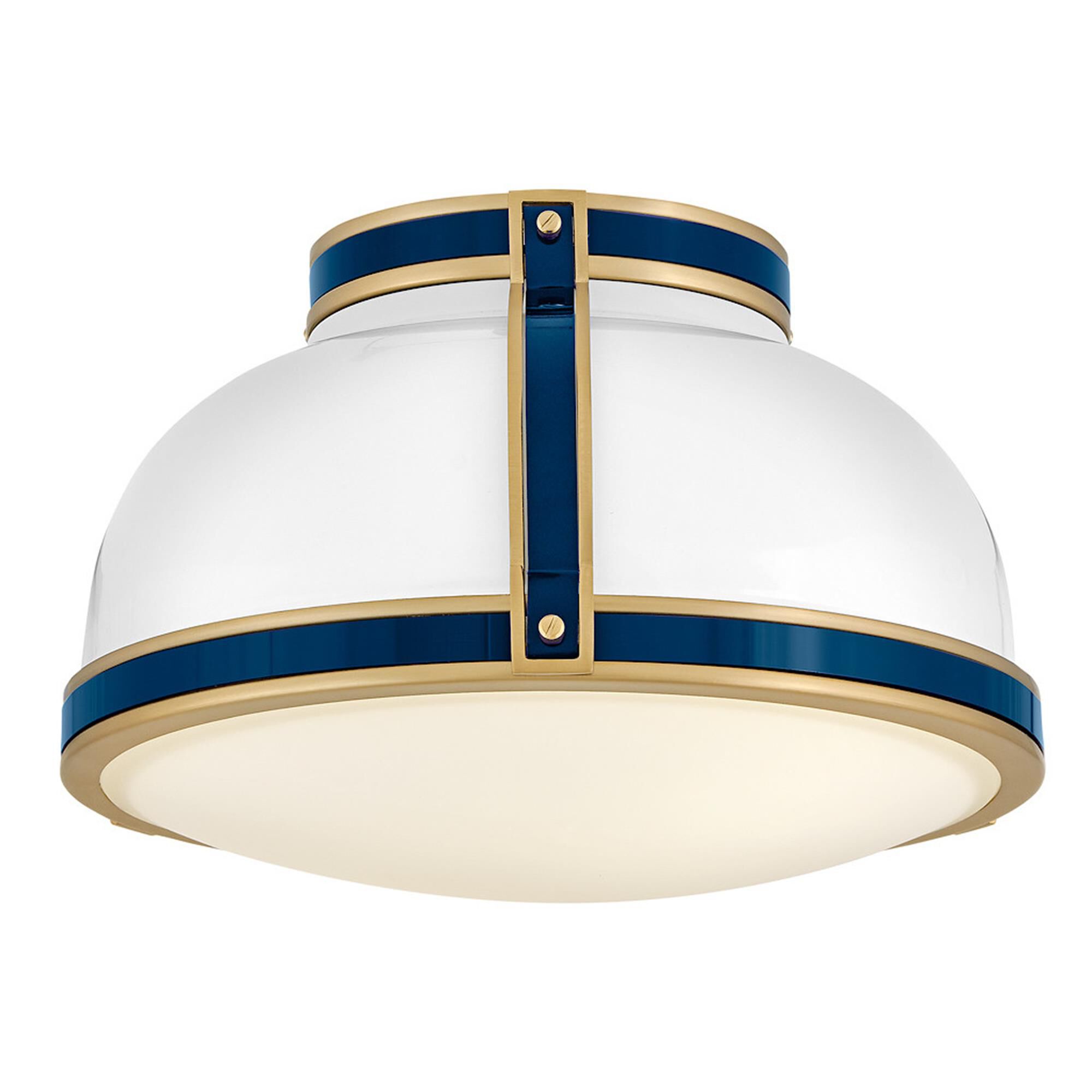 Barton 14 Inch 2 Light Flush Mount,
