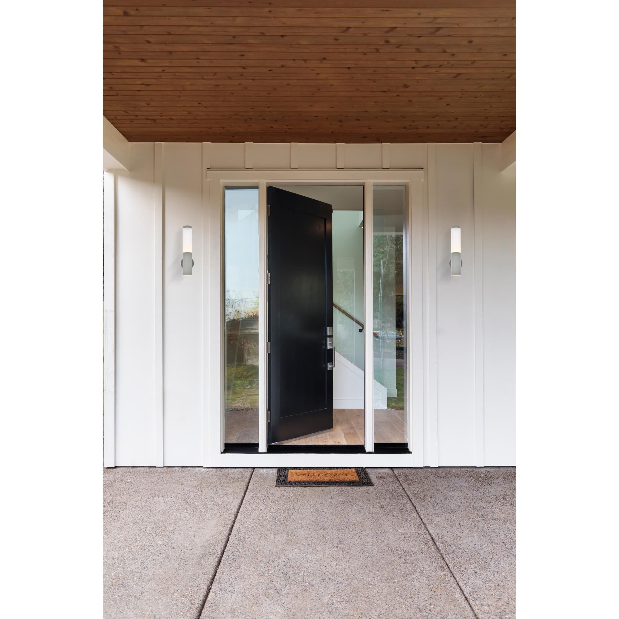 Elegant Lighting Raine 16 Inch Tall LED Outdoor Wall Light