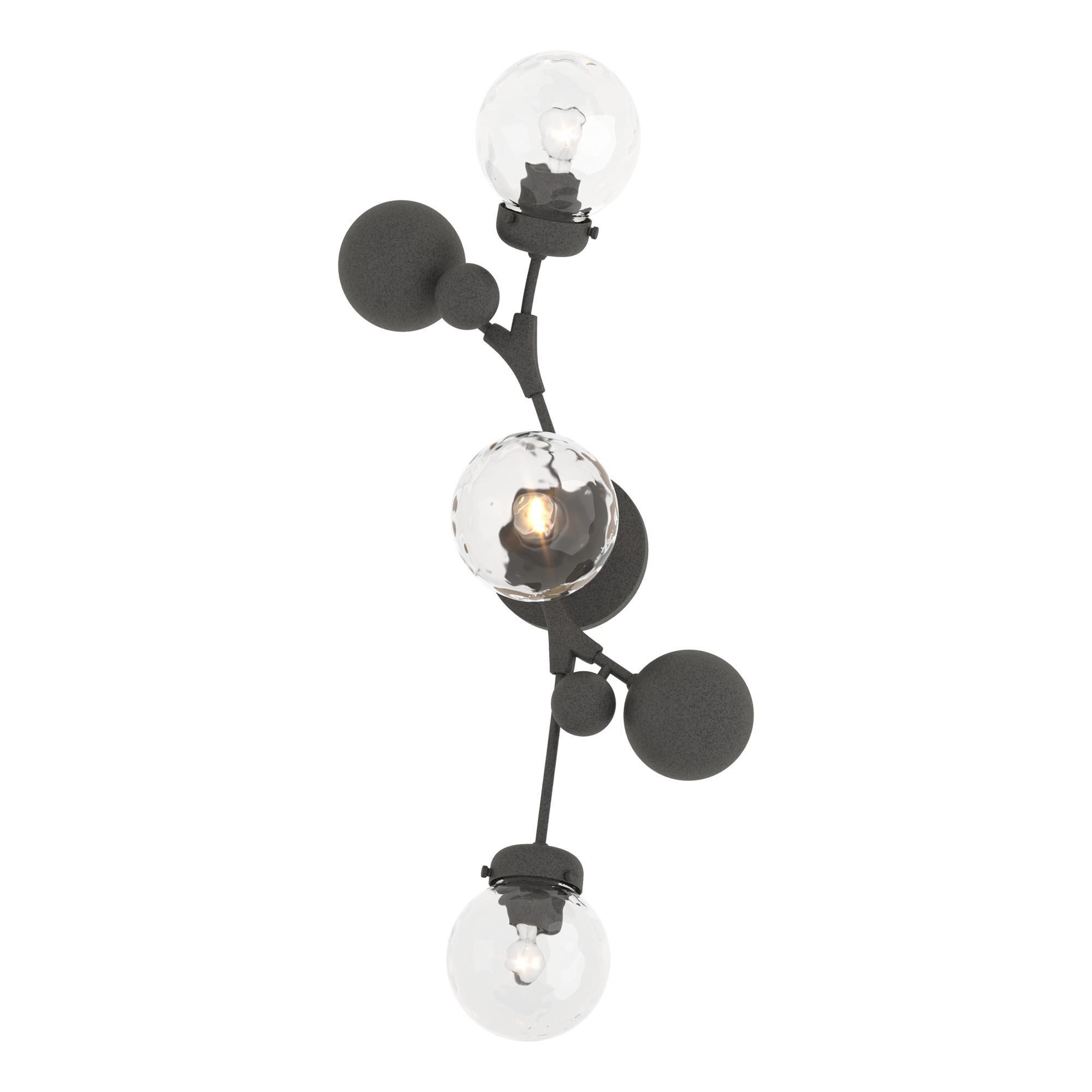 Shown in Natural Iron finish and Water glass