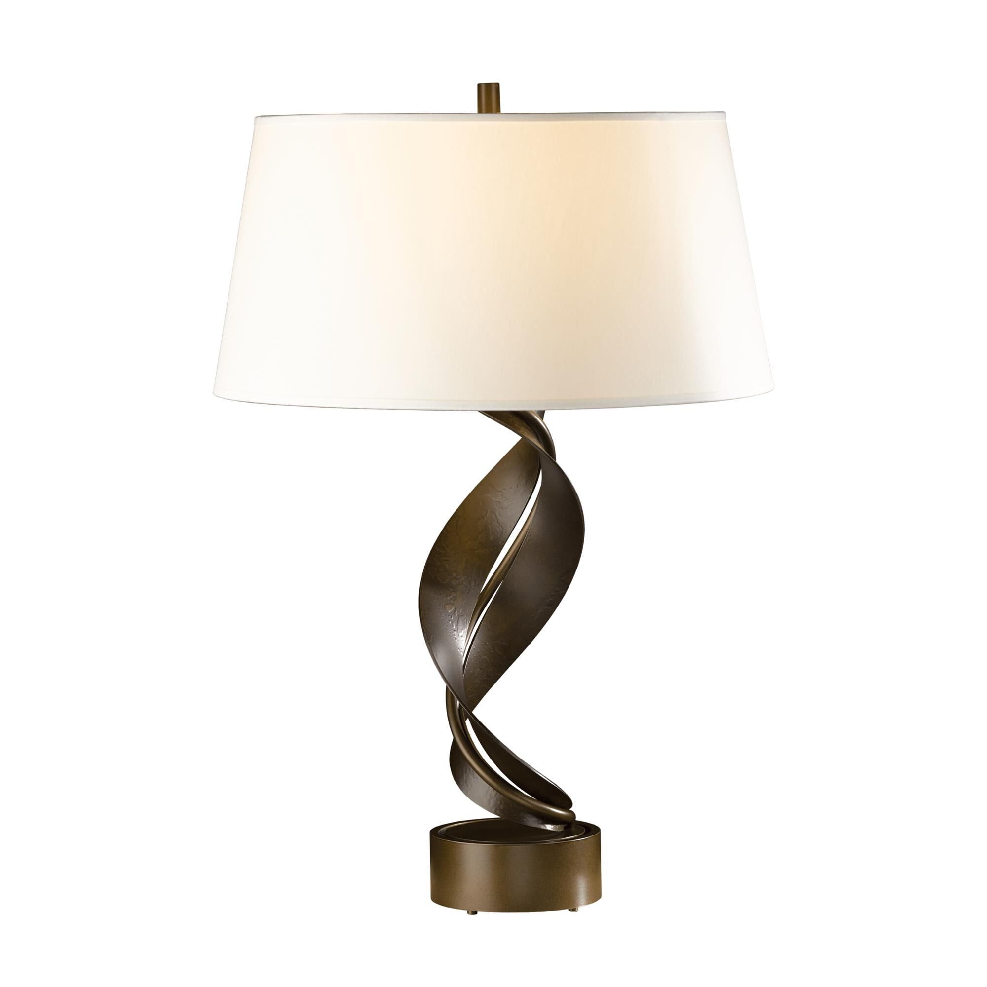 Shown in Bronze finish and Natural Anna shade