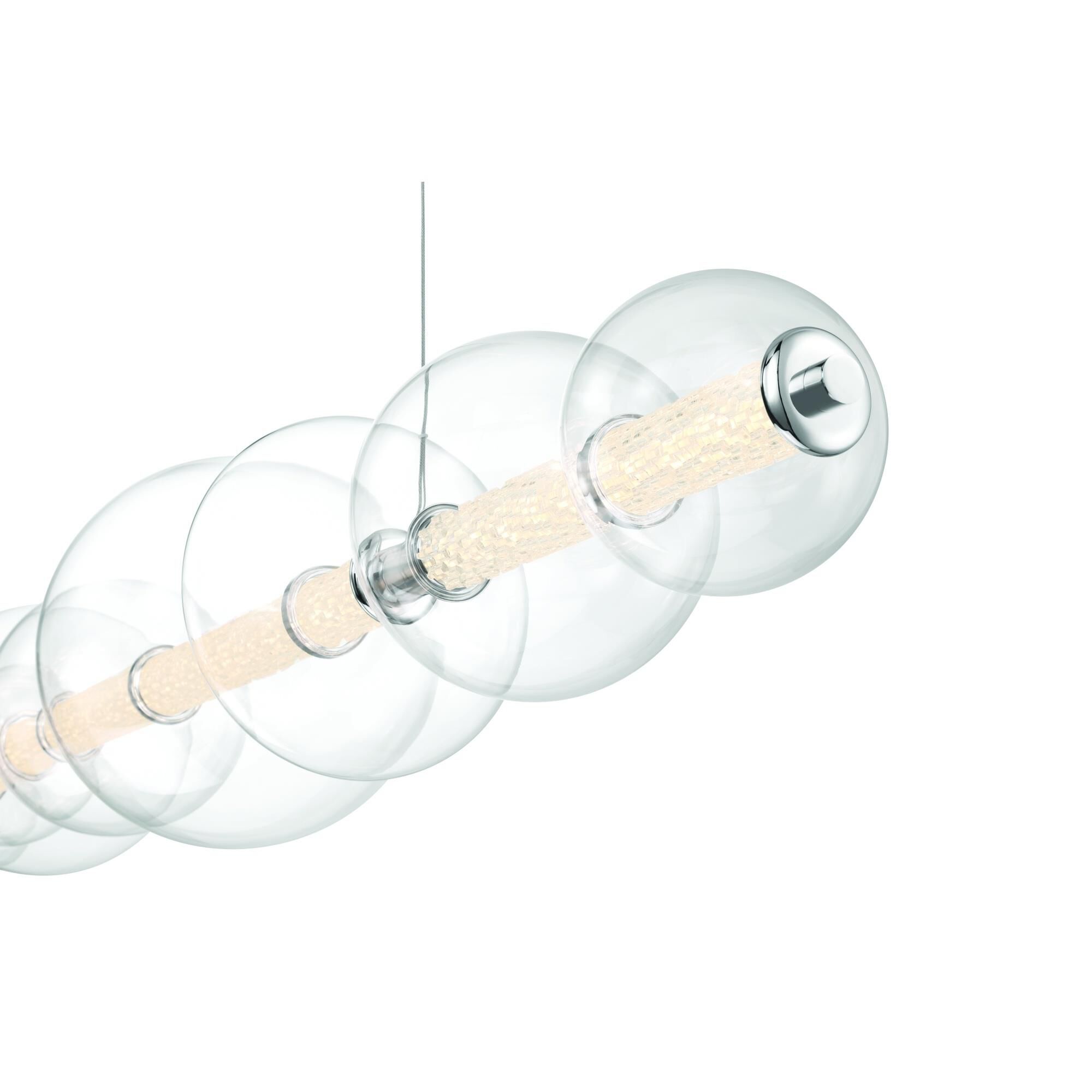 Atomo Large Linear Chandelier,