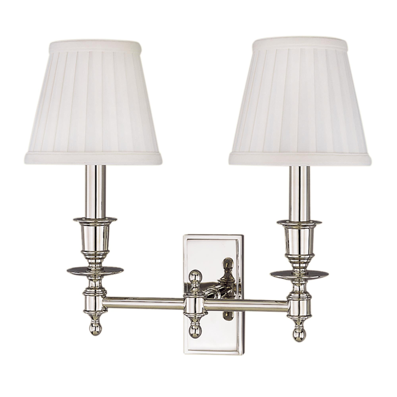Ludlow Medium 2 Light Wall Sconce by Hudson Valley Lighting