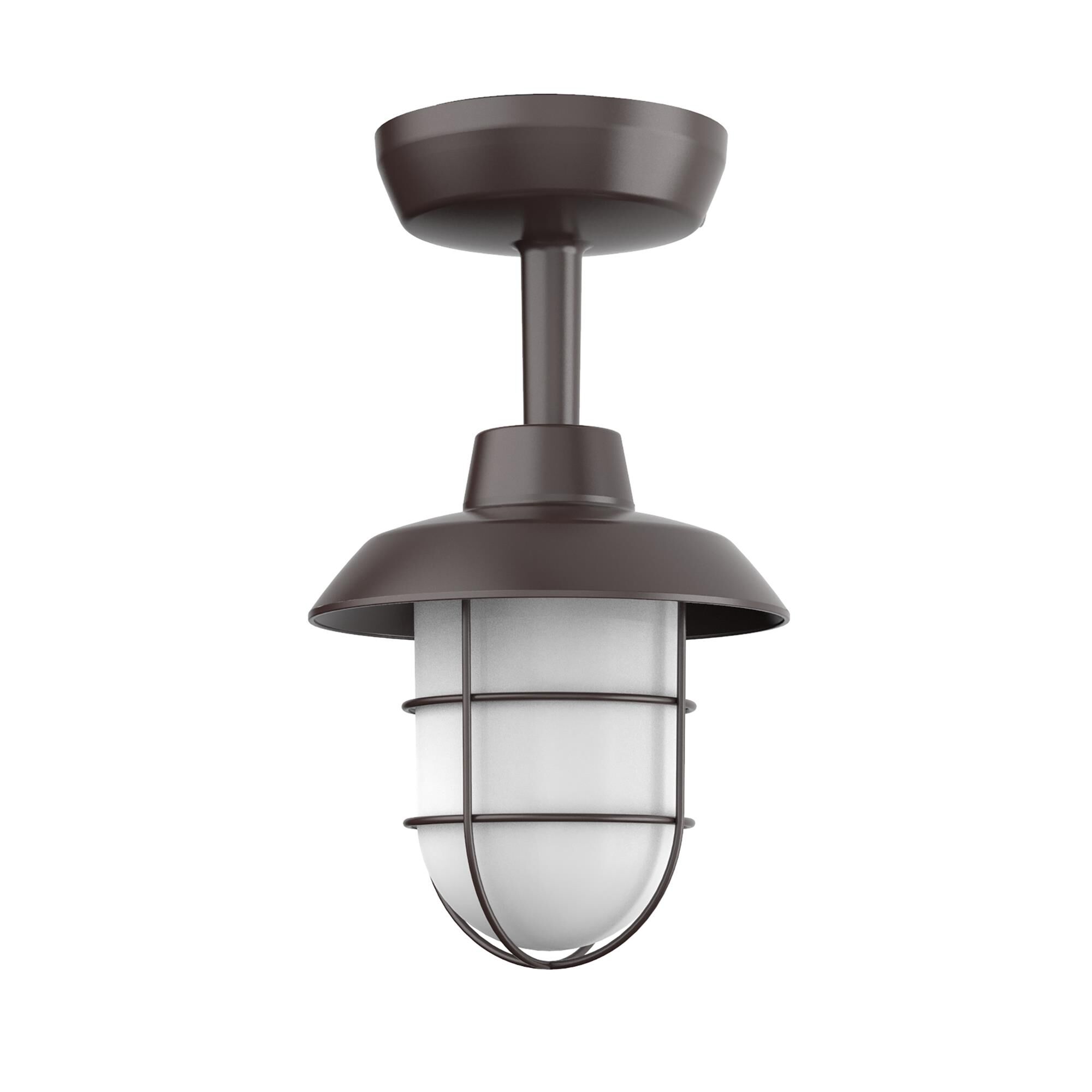 Shown in Bronze finish and White shade