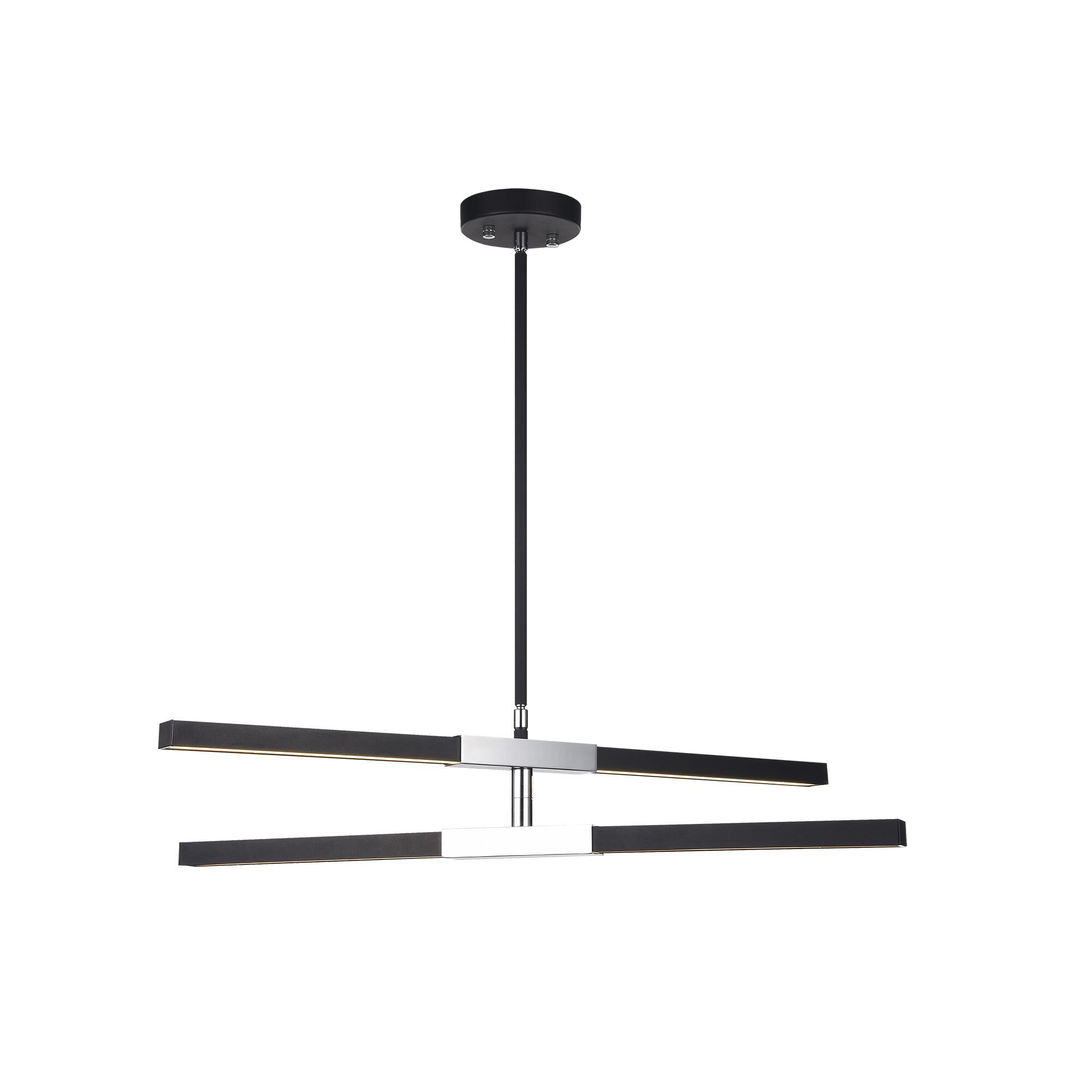 Lineare 28 Inch 4 Light LED Linear Suspension Light by Matteo Lighting