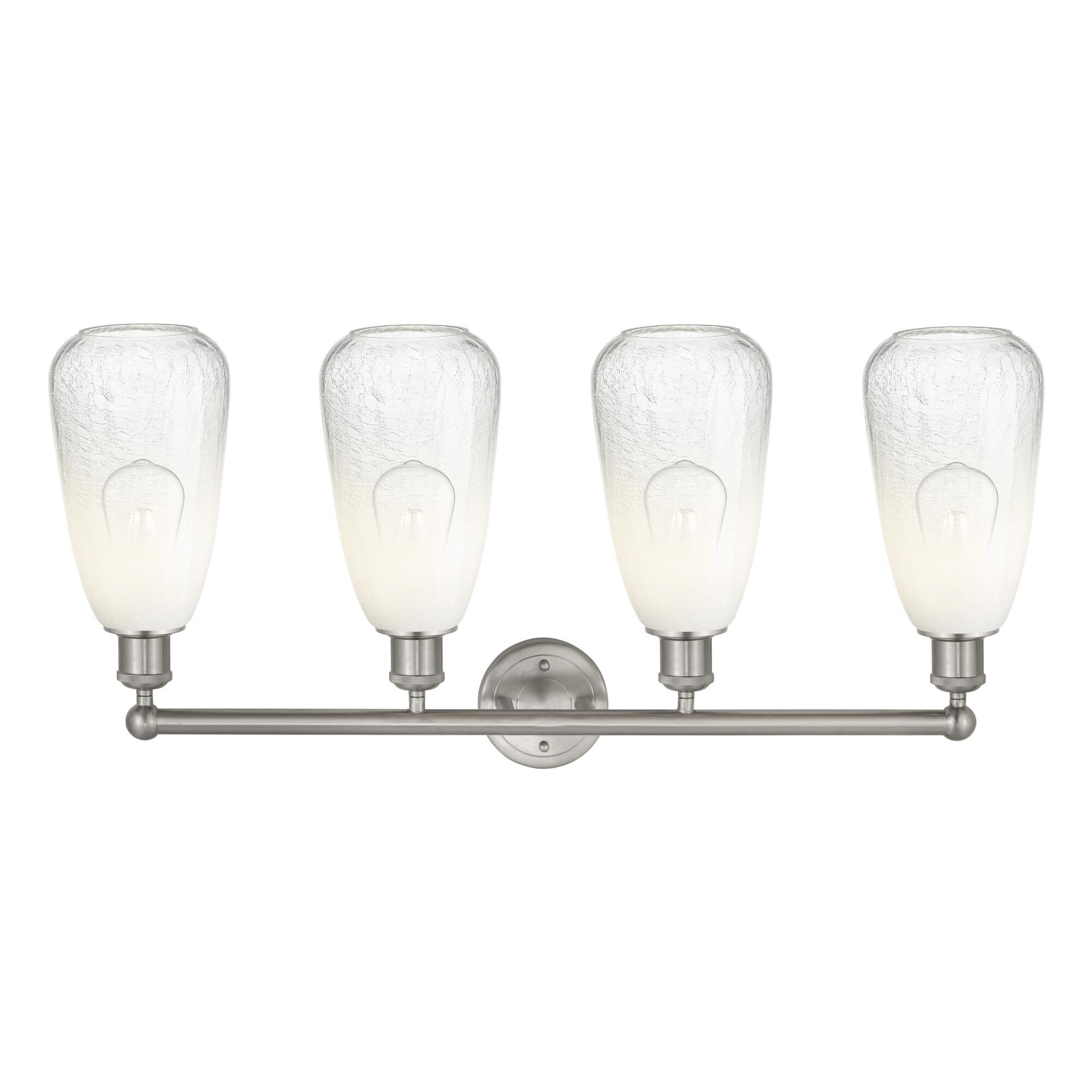 Shown in Brushed Satin Nickel finish and Opal glass