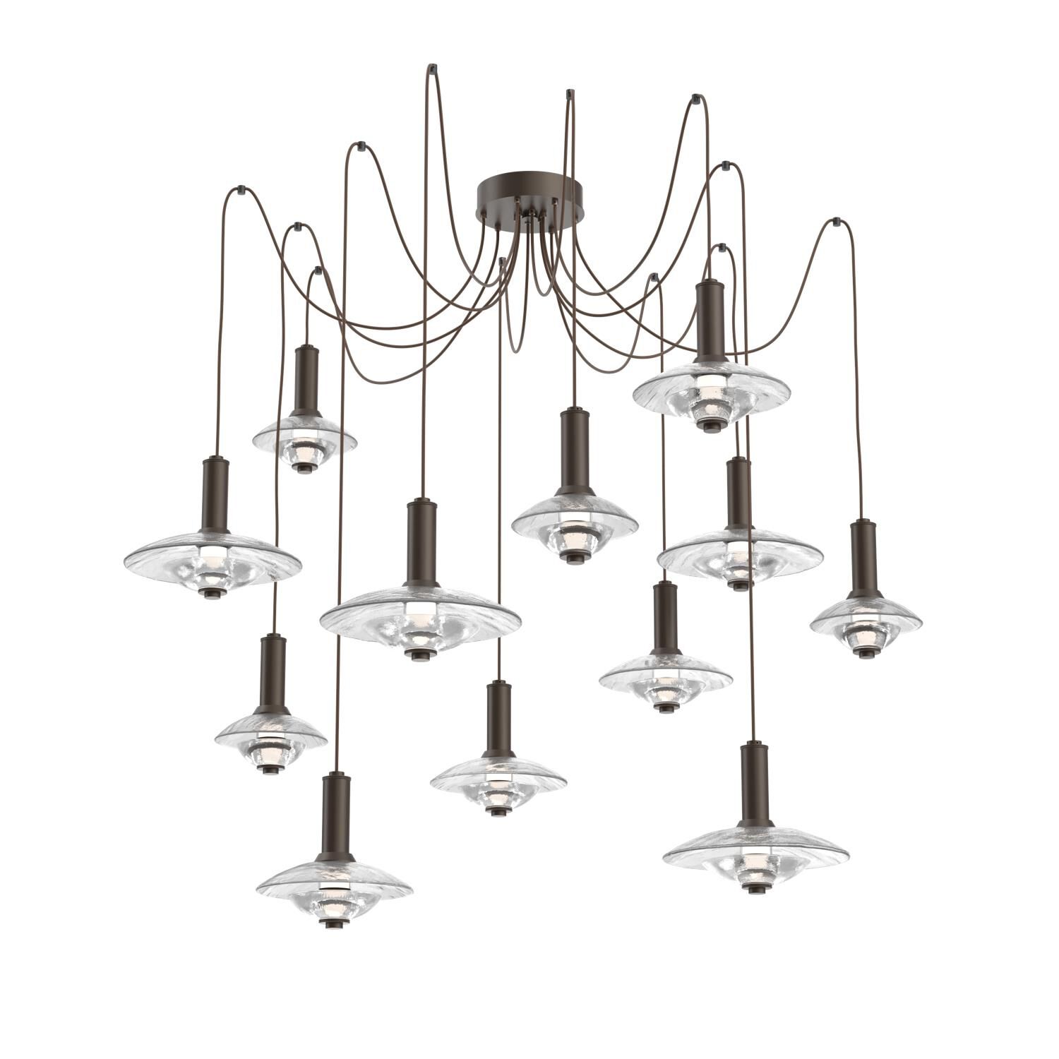 Levi Wilson Cirrus 72 Inch Multi Light Pendant by Hammerton Studio
