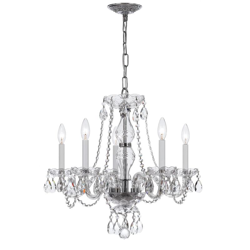 Traditional Crystal 21 Inch Chandelier by Crystorama