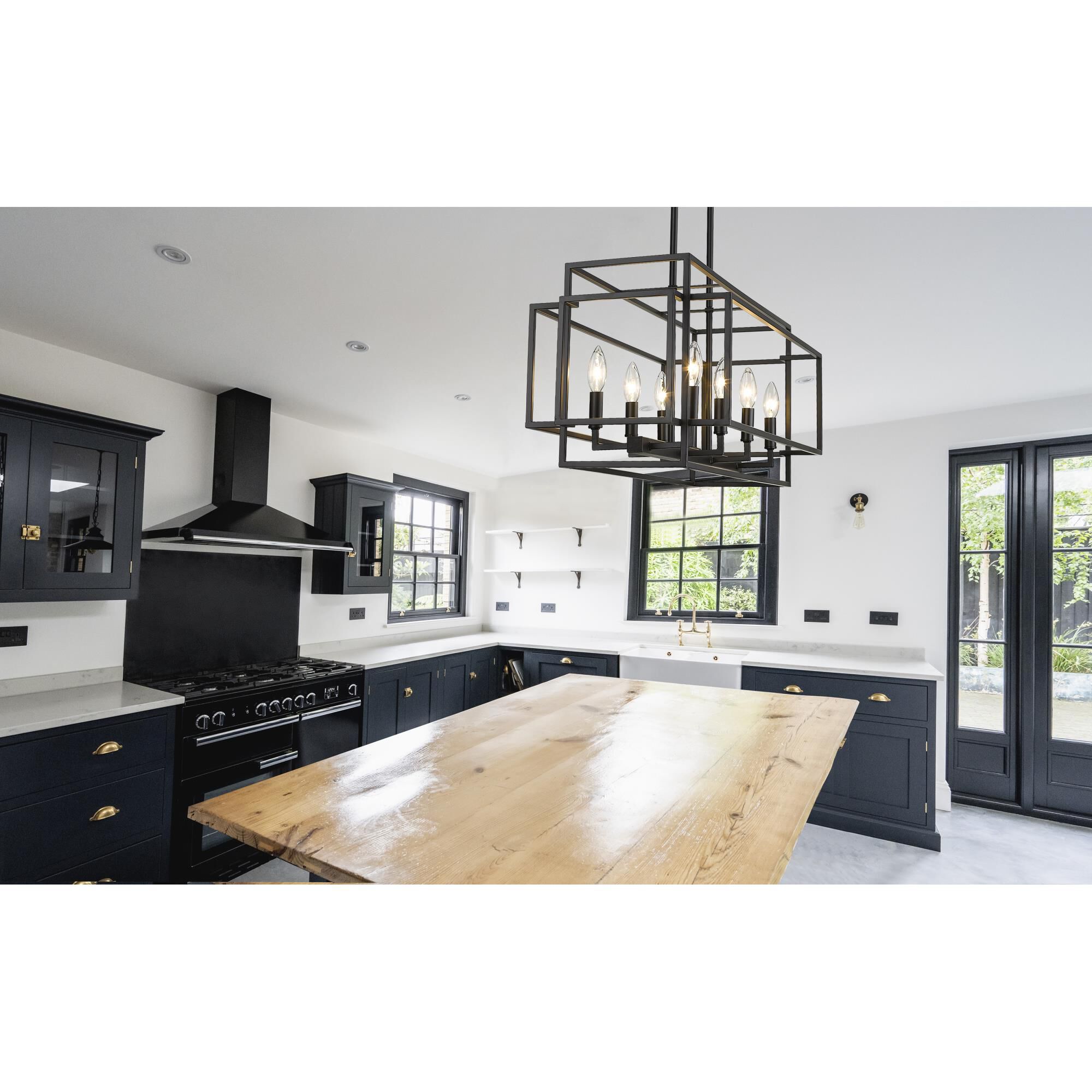 Titania 44 Inch 8 Light Linear Suspension Light by Z-Lite