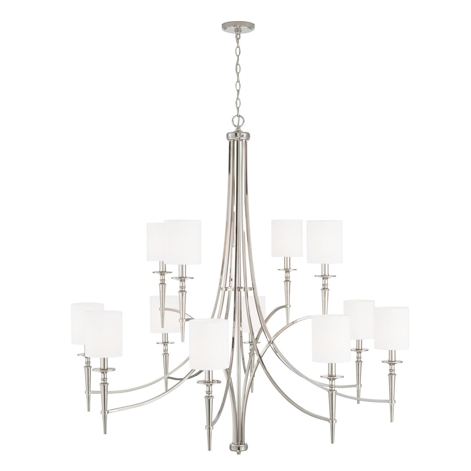 Abbie 51 Inch 12 Light Chandelier Capitol Lighting