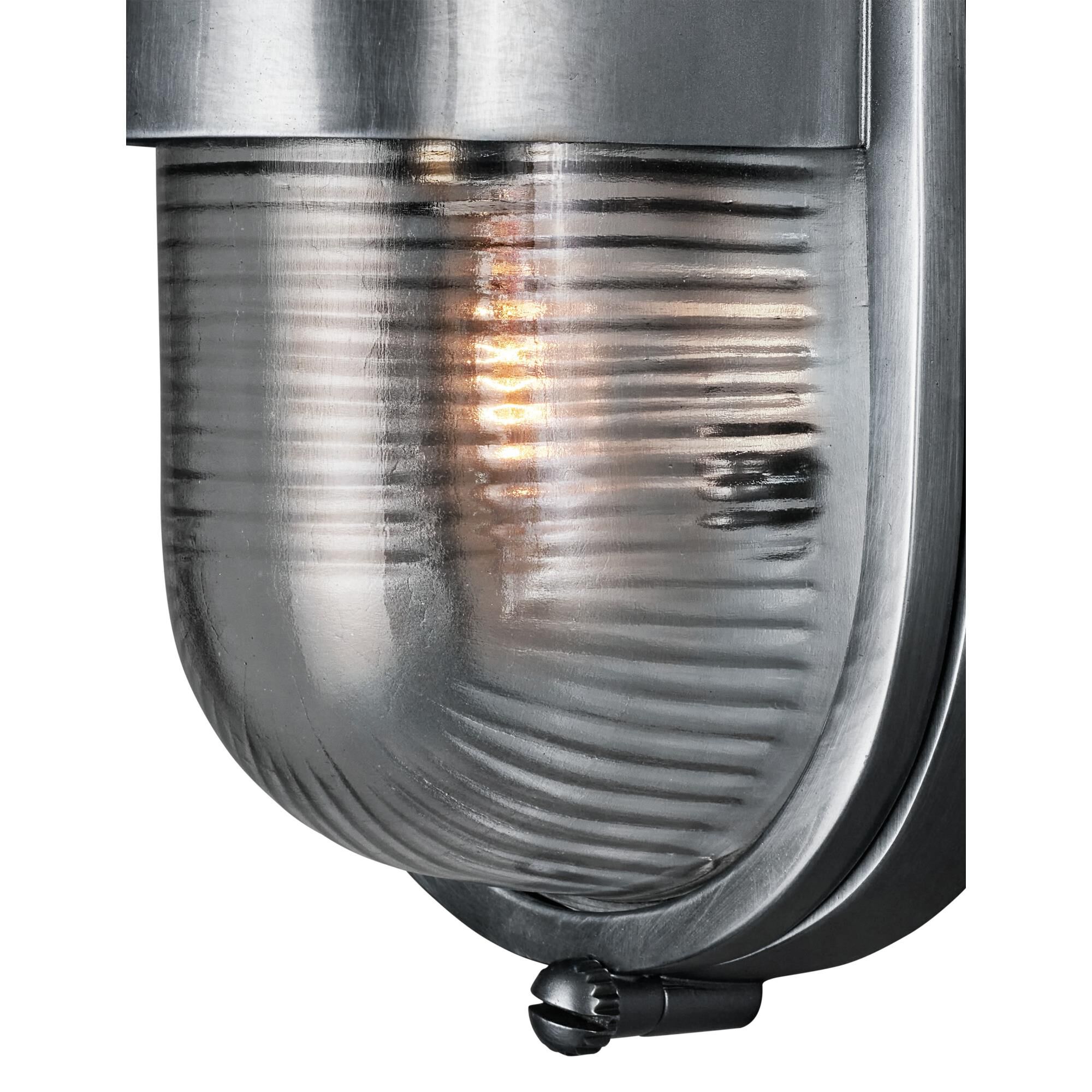 Shown in Antique Silver, Clear finish