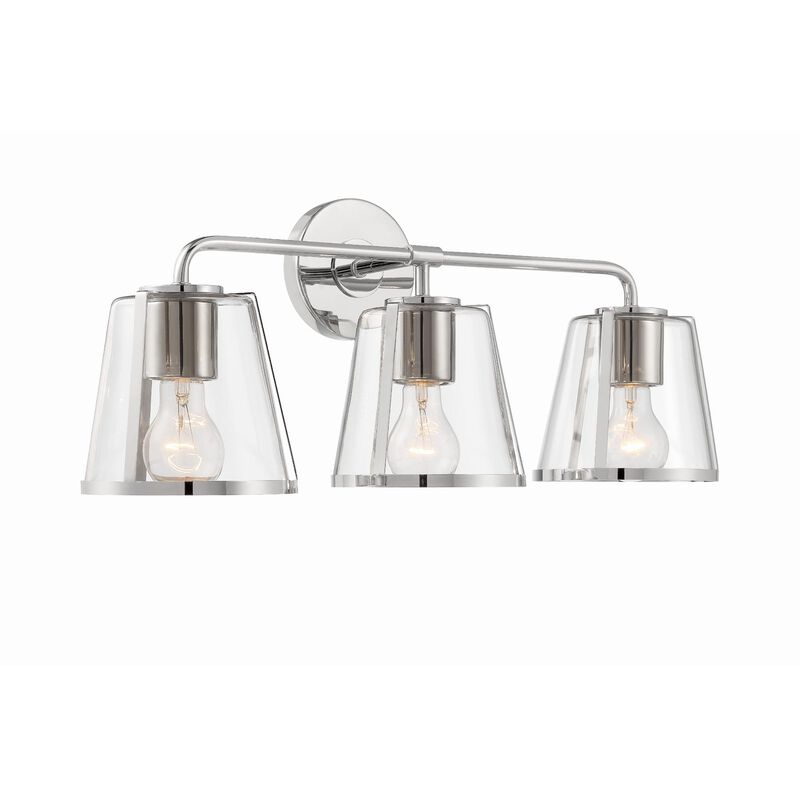 Fulton 23 Inch 3 Light Bath Vanity Light by Crystorama