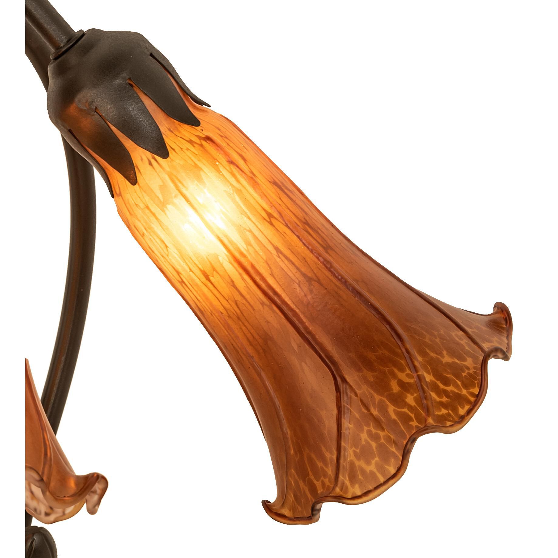 Amber 16 Inch Accent Lamp by Meyda Lighting