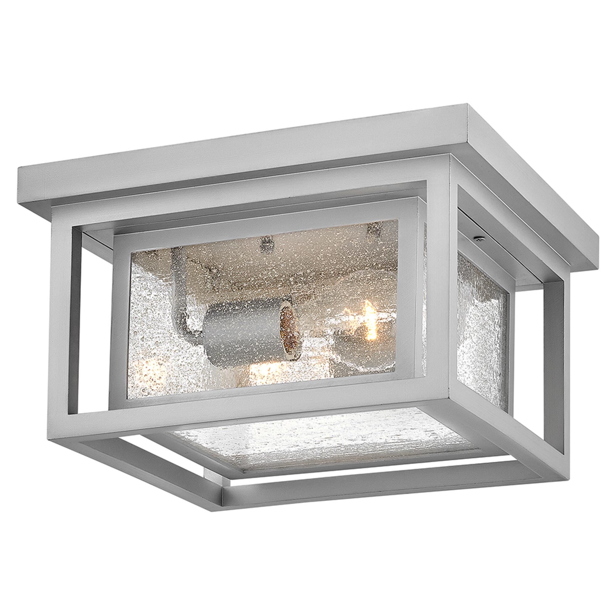 Republic 11 Inch 2 Light Outdoor Flush Mount,