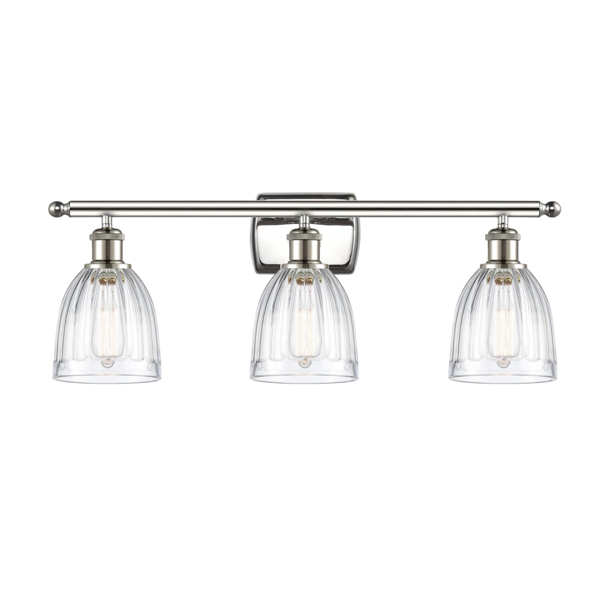 Shown in Polished Nickel finish and Drum glass and Glass shade