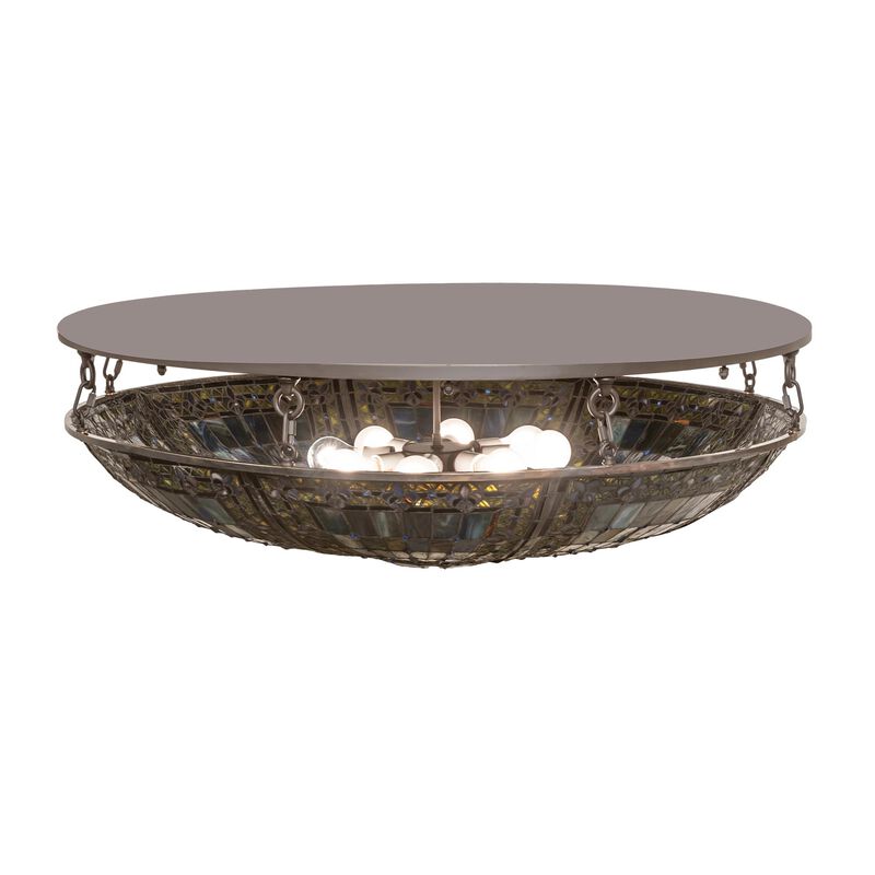 Fleur-De-Lis 40 Inch 8 Light Flush Mount by Meyda Lighting
