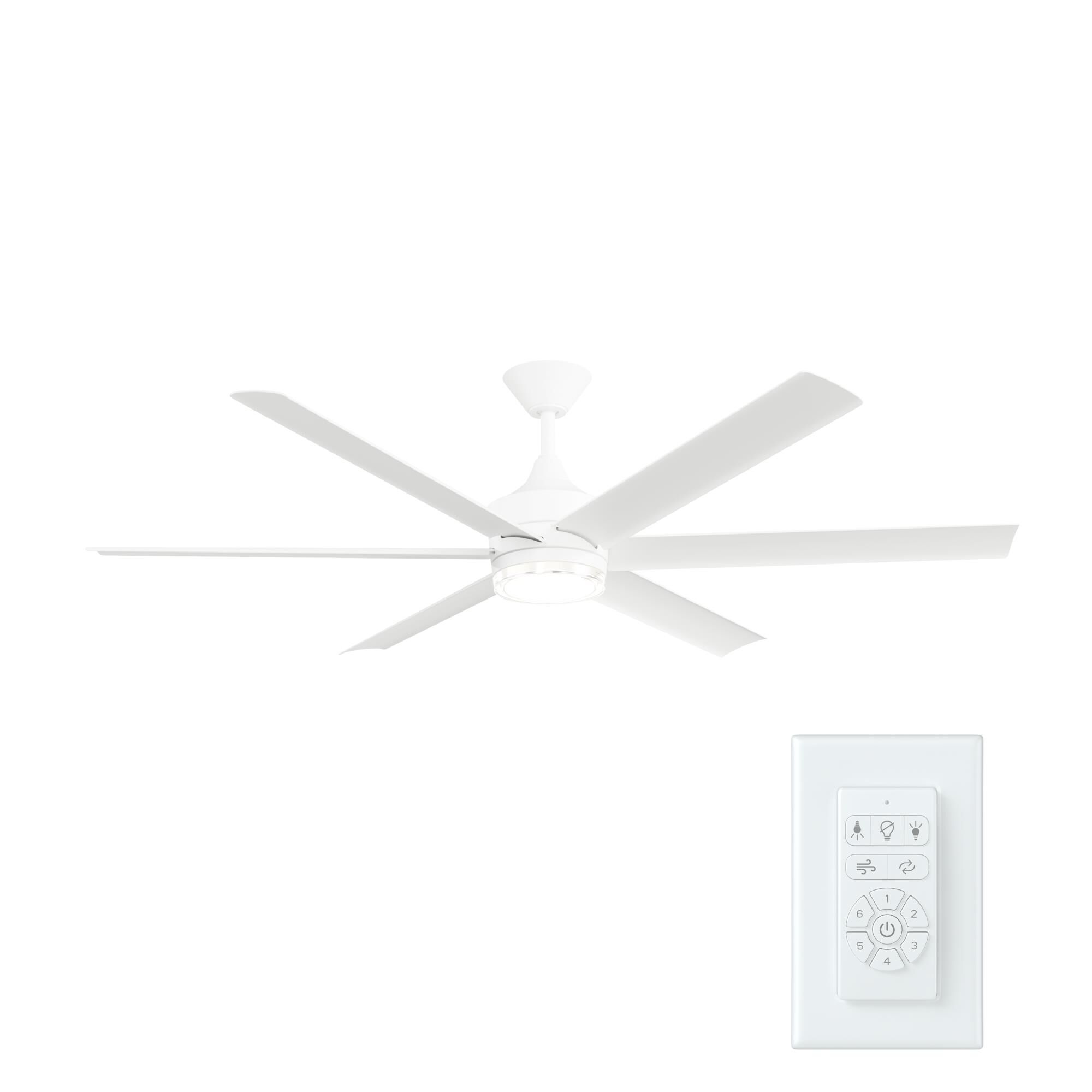 Shown in Matte White finish and Clear Polycarbonate with Inside Frosted Acrylic glass