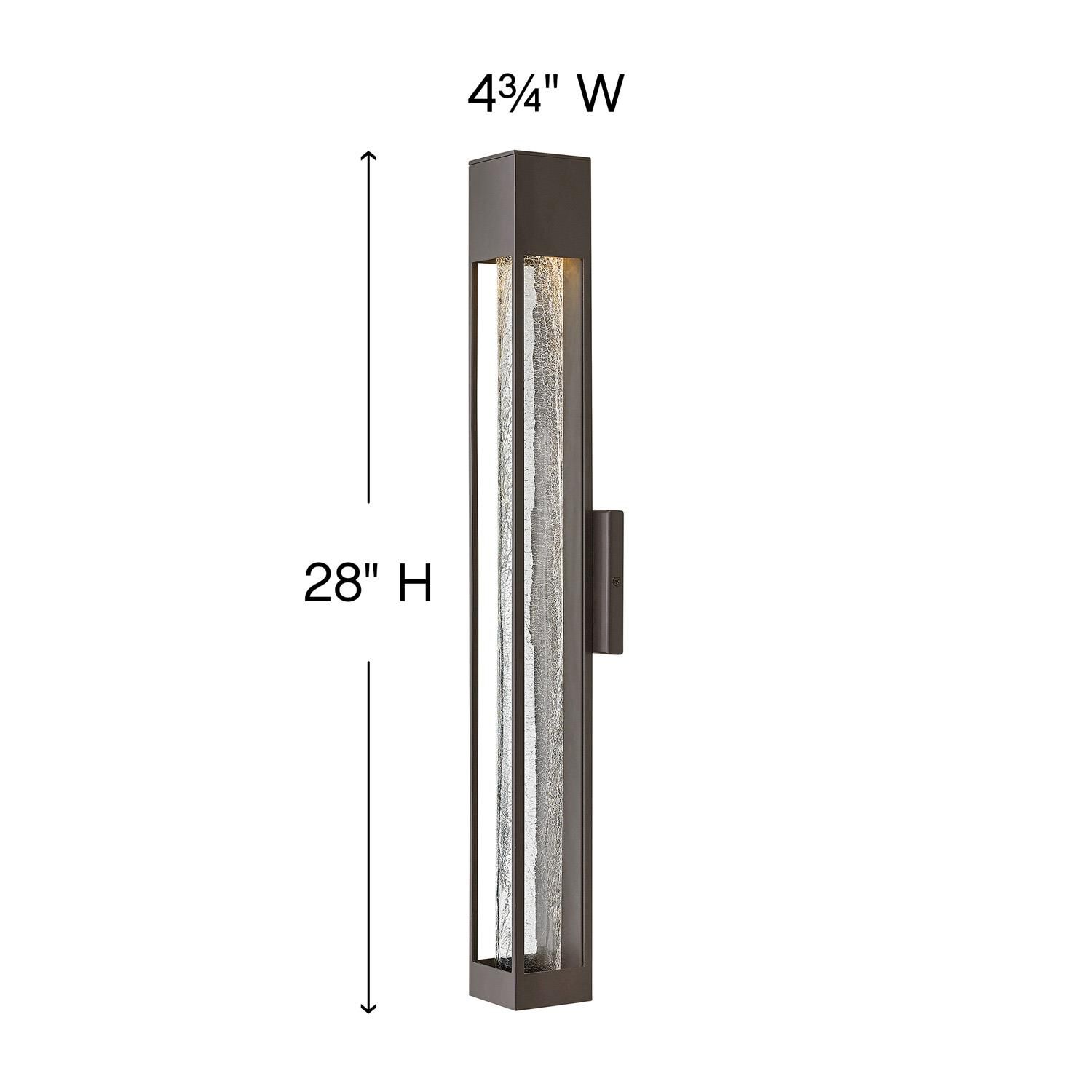 Hinkley Lighting Vapor 28 Inch Tall Outdoor Wall Light