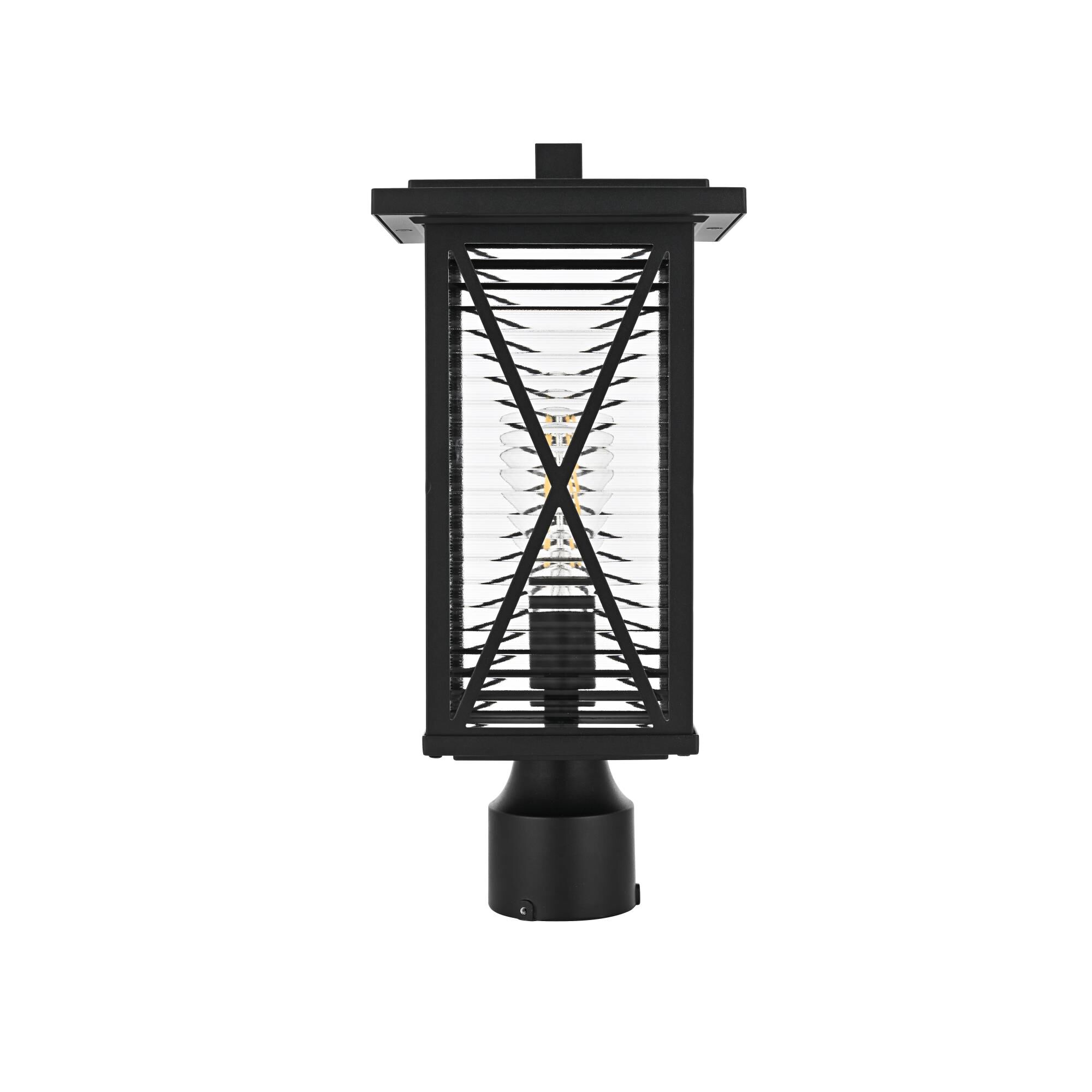 Jada 17 Inch Outdoor Post Lamp by Elegant Lighting