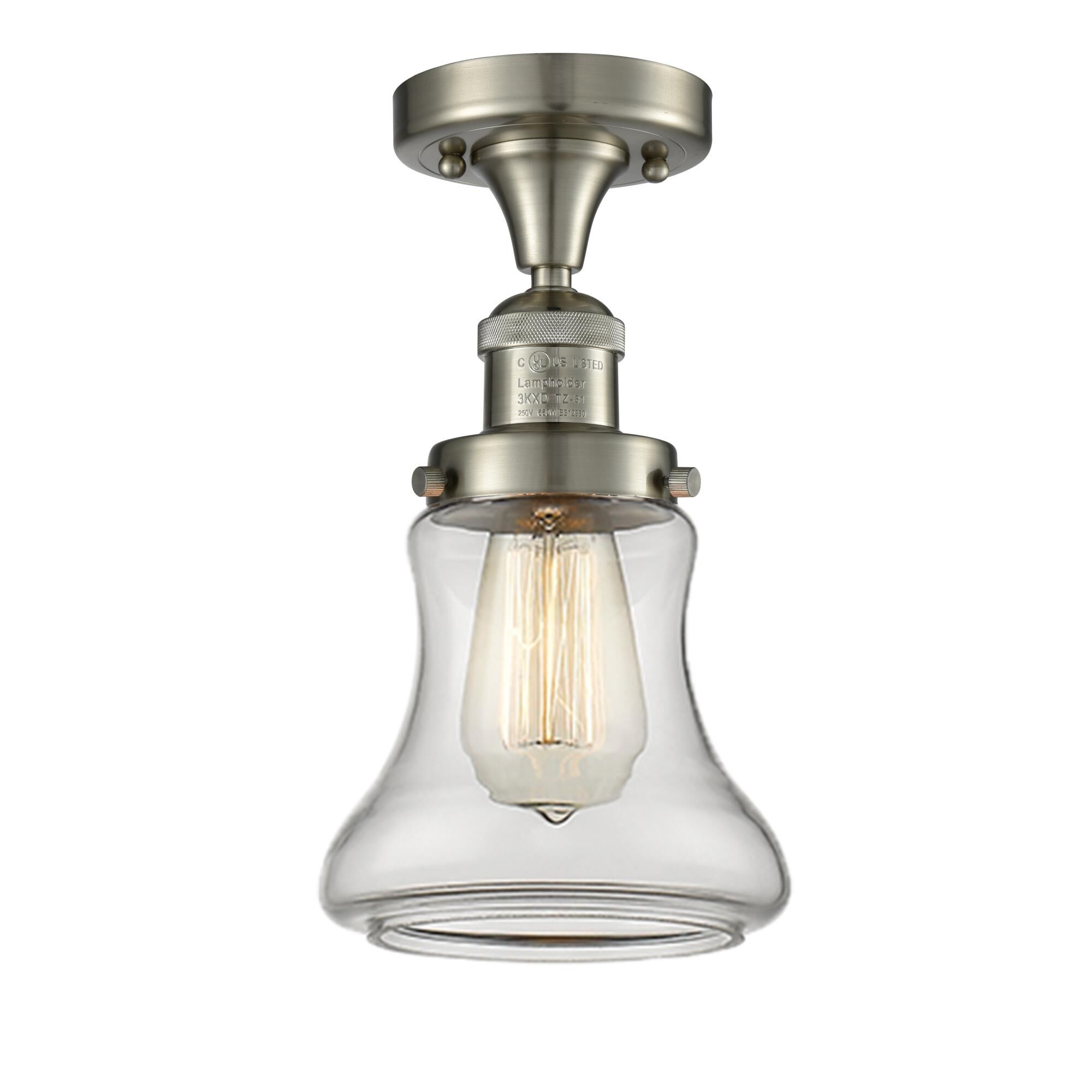 Bruno Marashlian Bellmont 6 Inch 1 Light Semi Flush Mount by Innovations Lighting