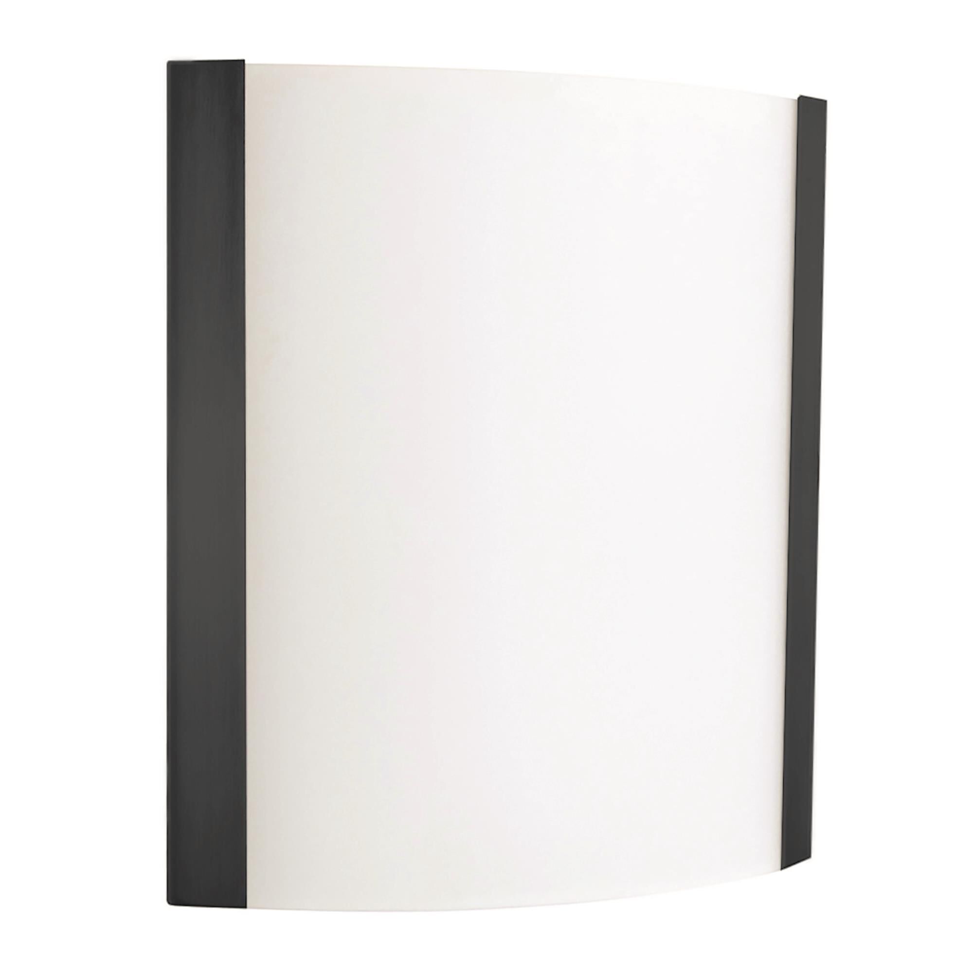 Shown in Black finish and White Blow Form Matte glass