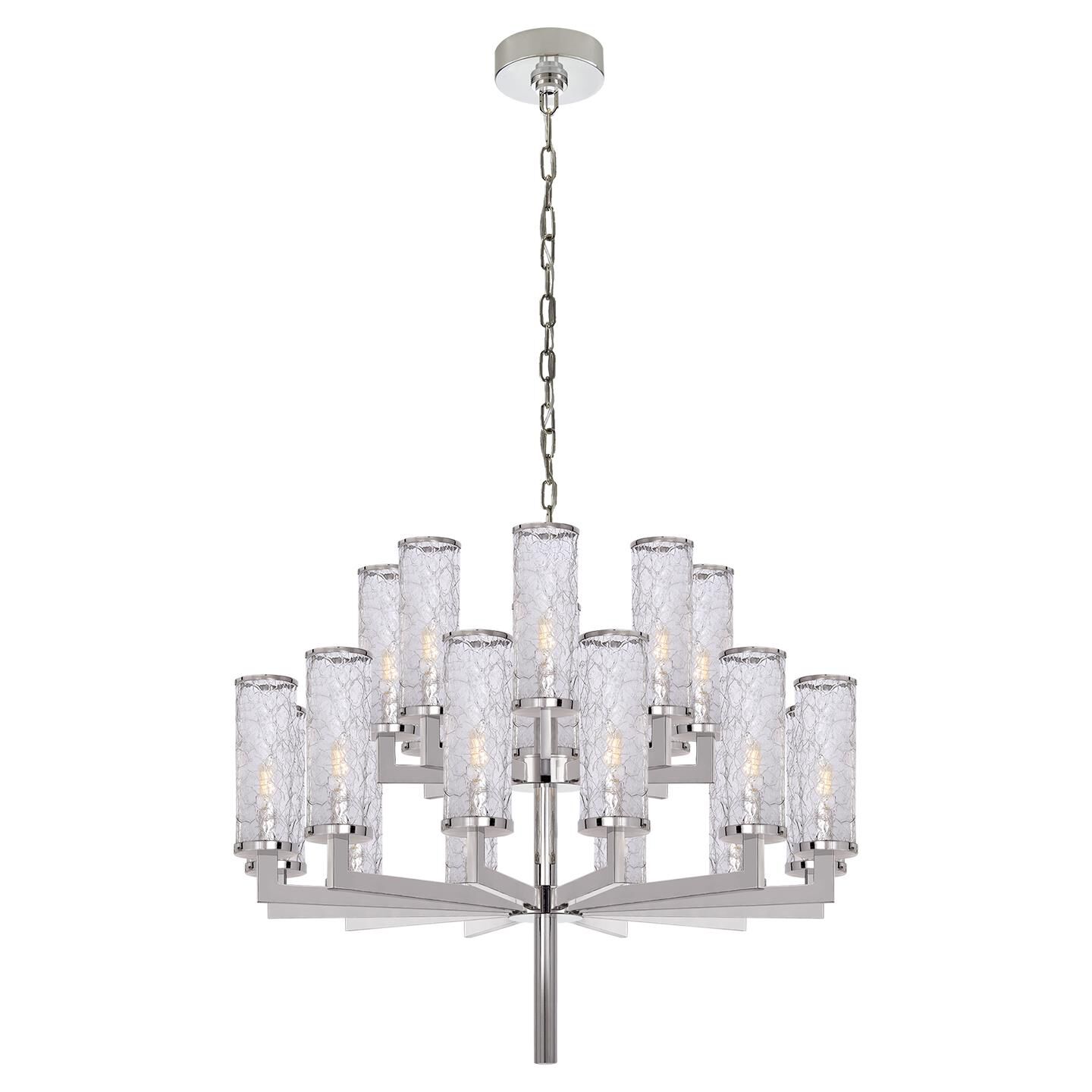 Kelly Wearstler Liaison 34 Inch 20 Light Chandelier by Visual Comfort Signature Collection