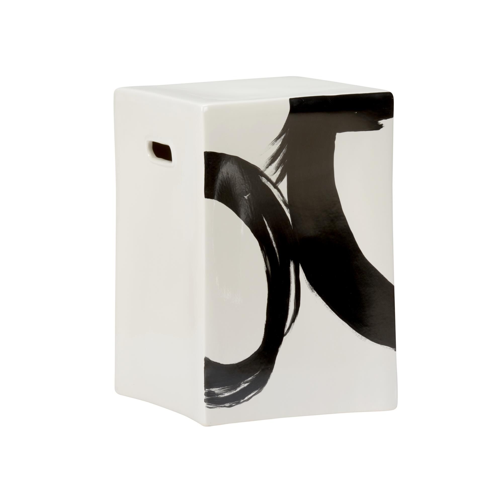 Shown in White and Black Glaze finish