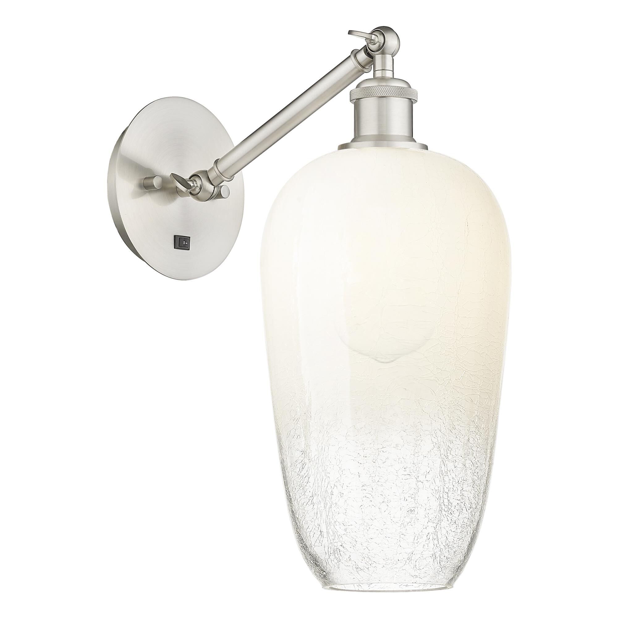 Shown in Brushed Satin Nickel finish and Opal glass