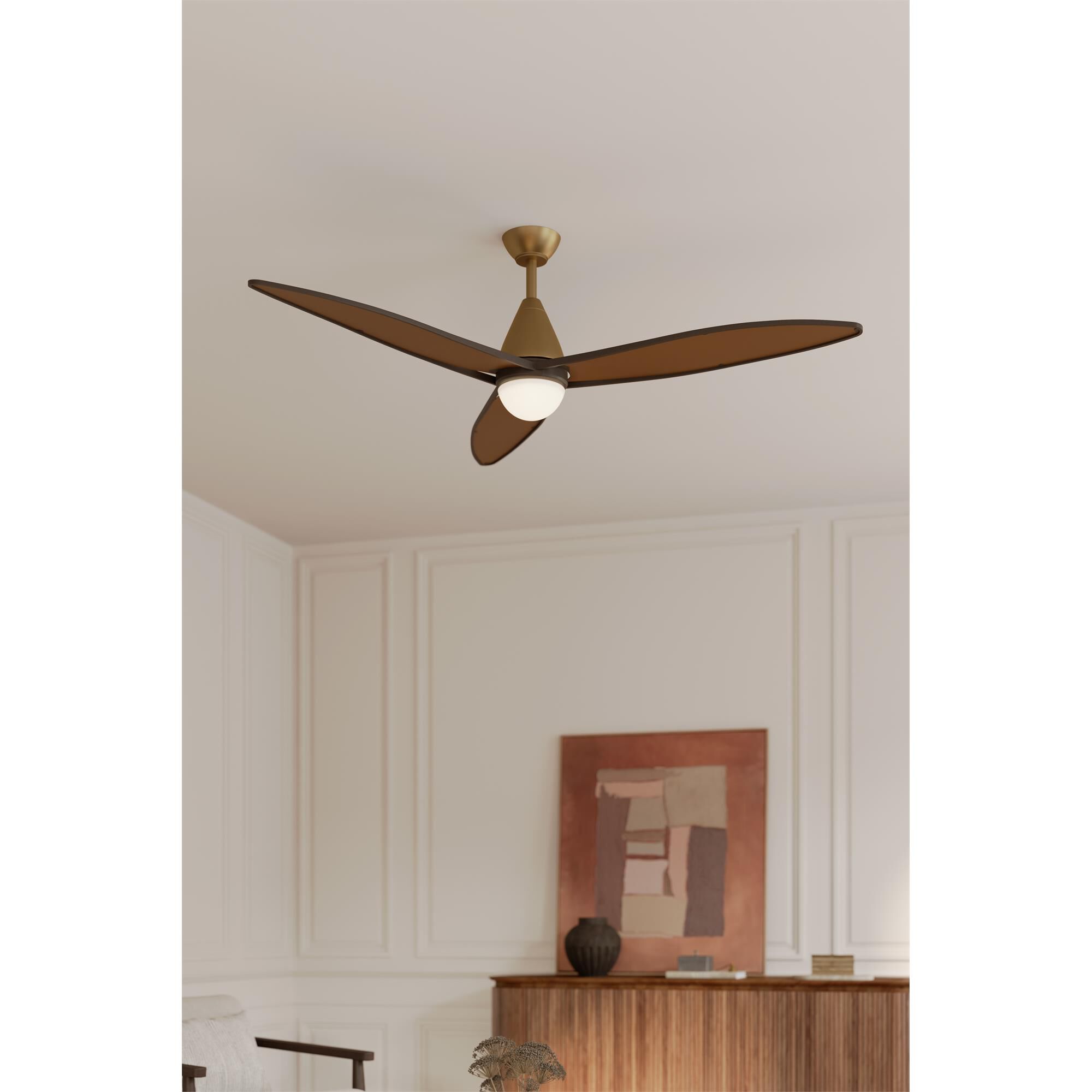 Shown in Heritage Brass and Dark Bronze finish and White Lens glass