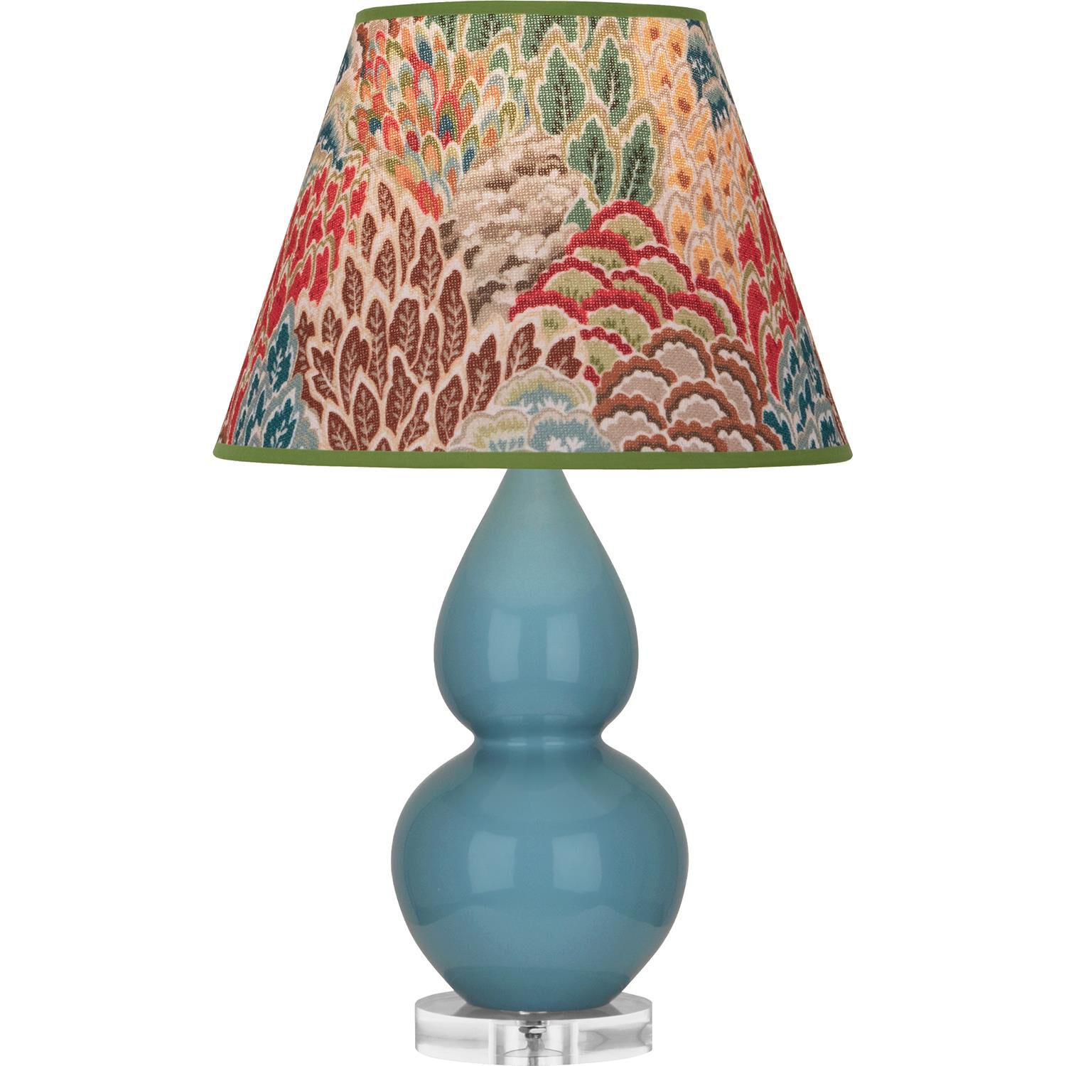 Small Double Gourd 23 Inch Table Lamp by Robert Abbey